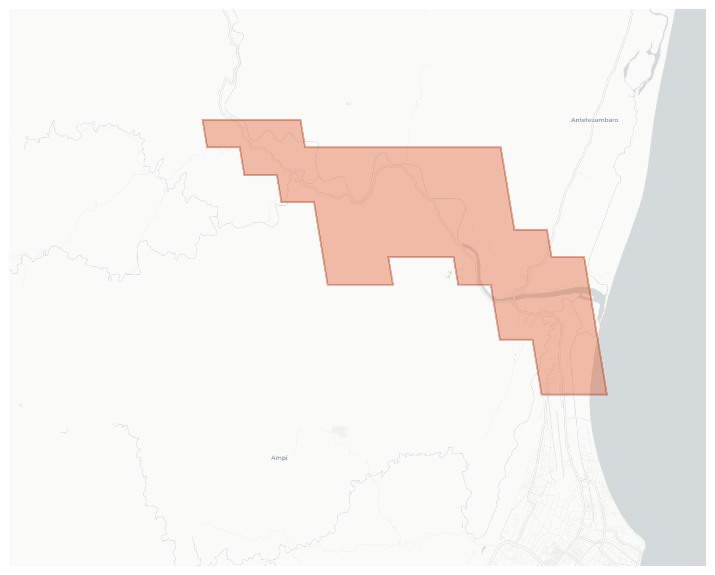 Antsiramandroso geographic map