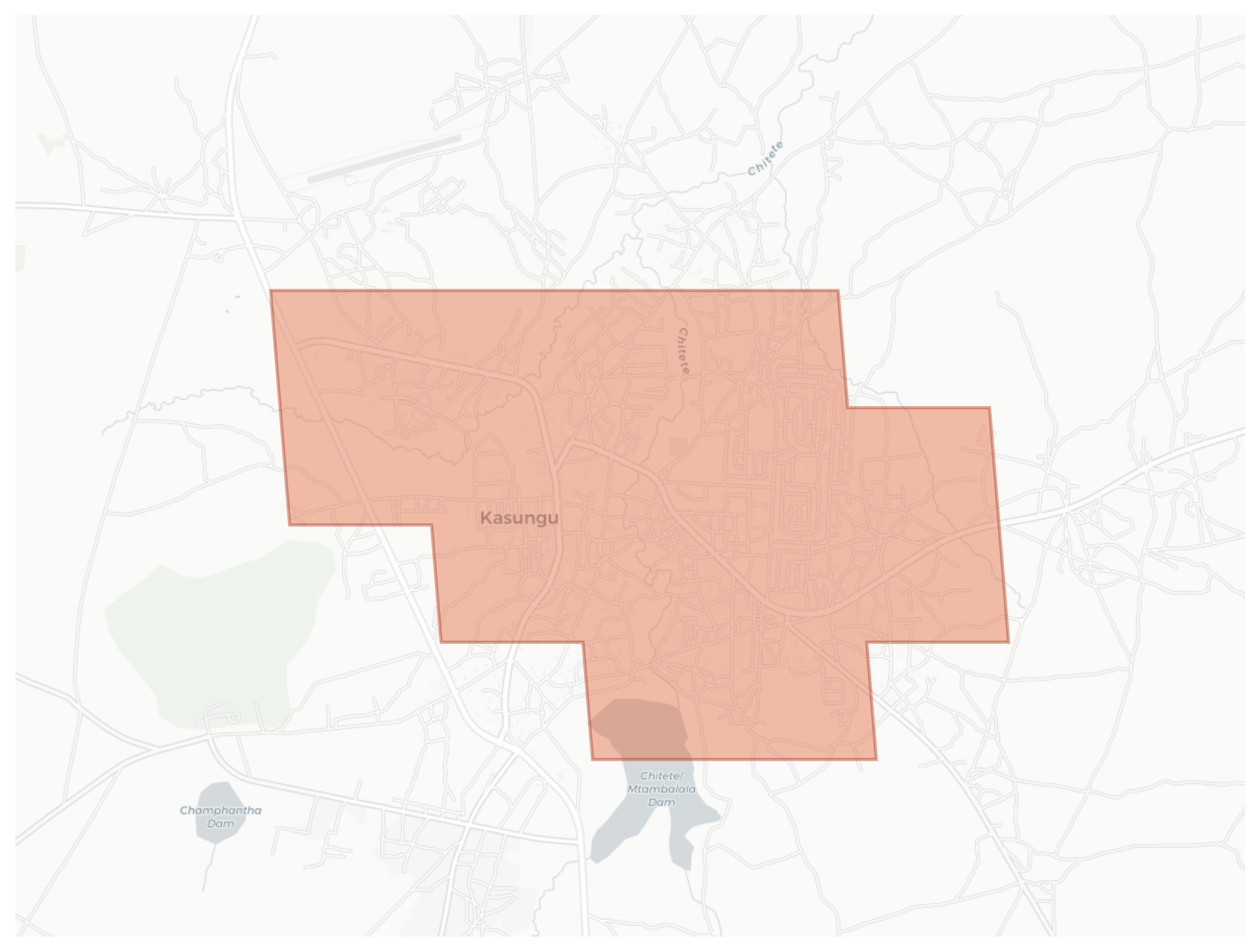 Kasungu geographic map