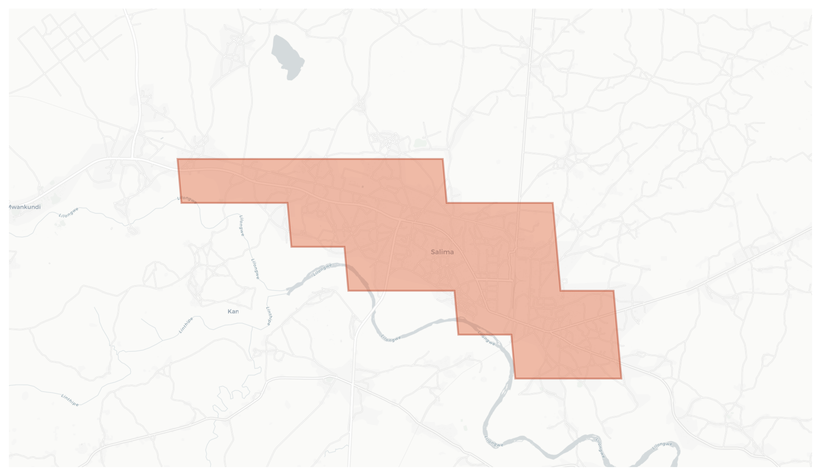 Salima geographic map
