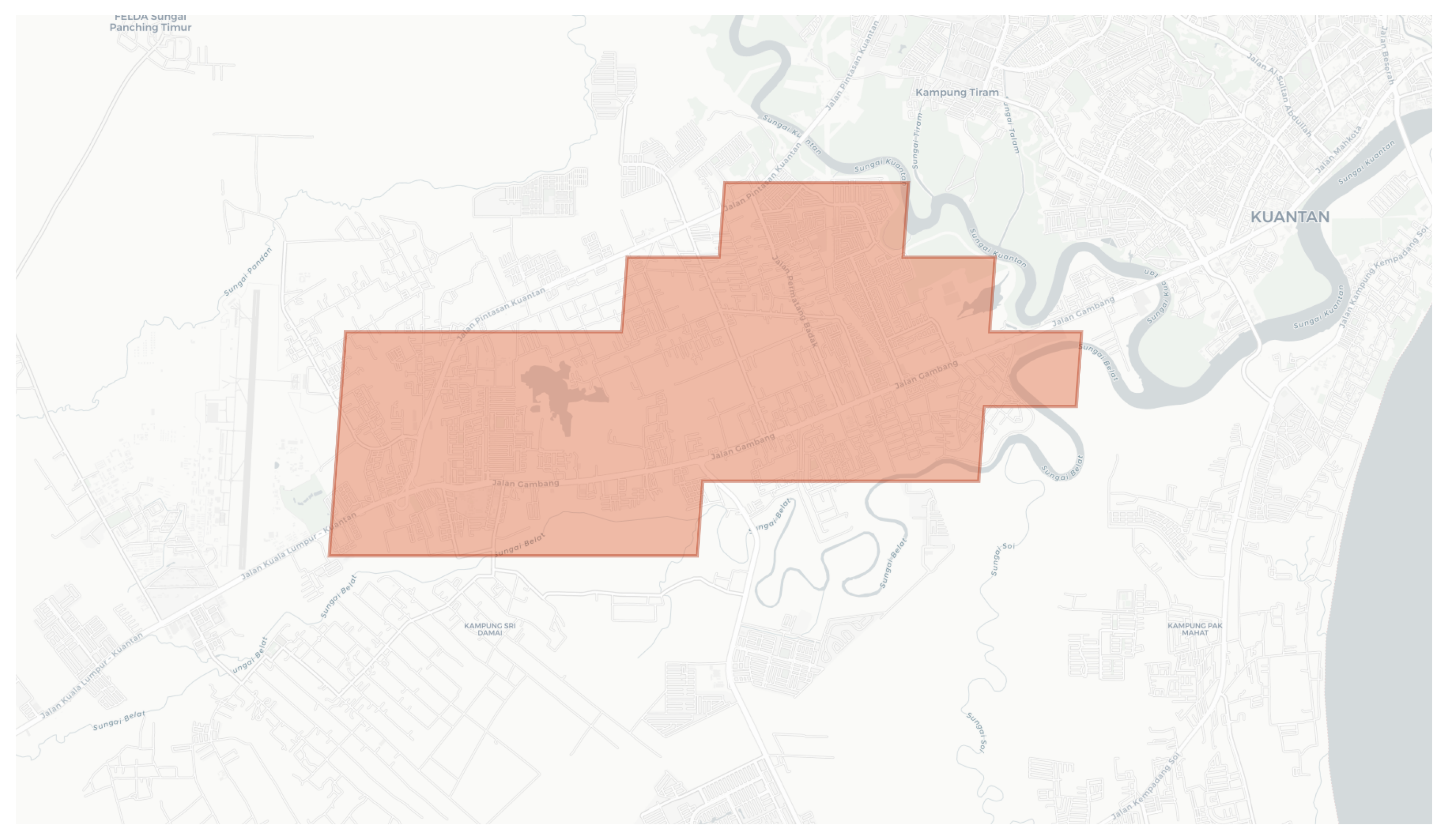 Bukit Rangin geographic map