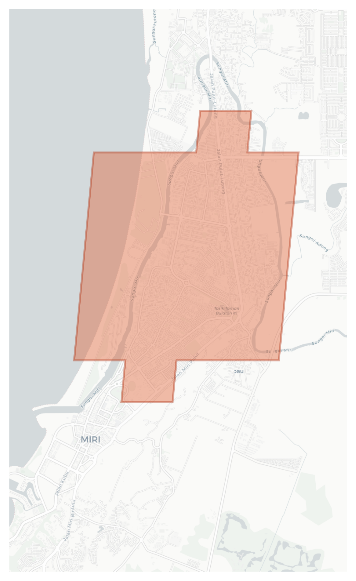 Kampong Pulau Melayu geographic map