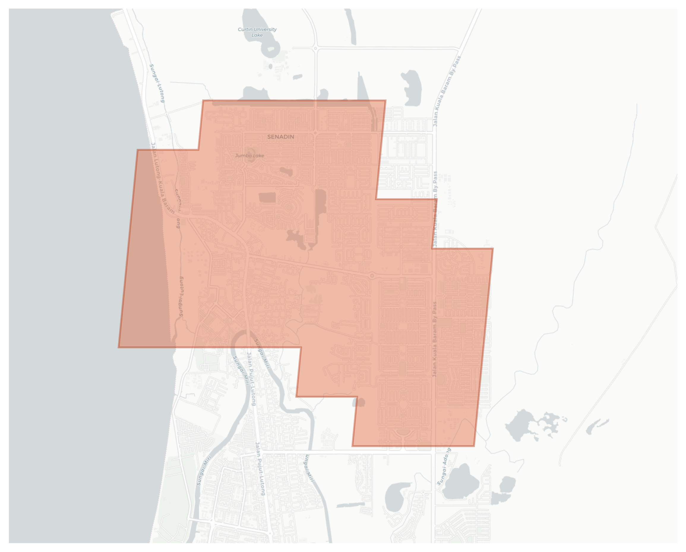 Pangkalan geographic map