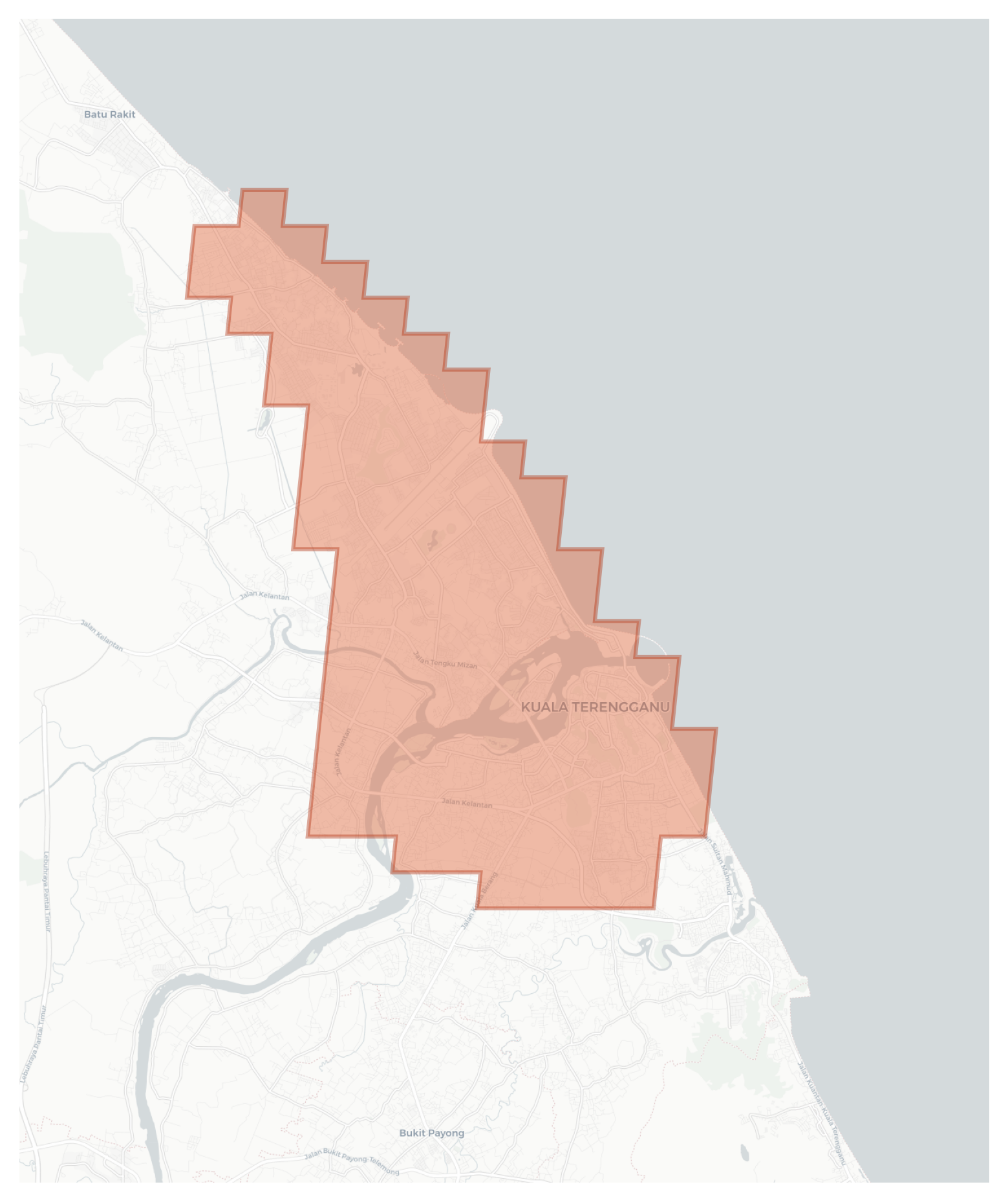 Kuala Terengganu geographic map