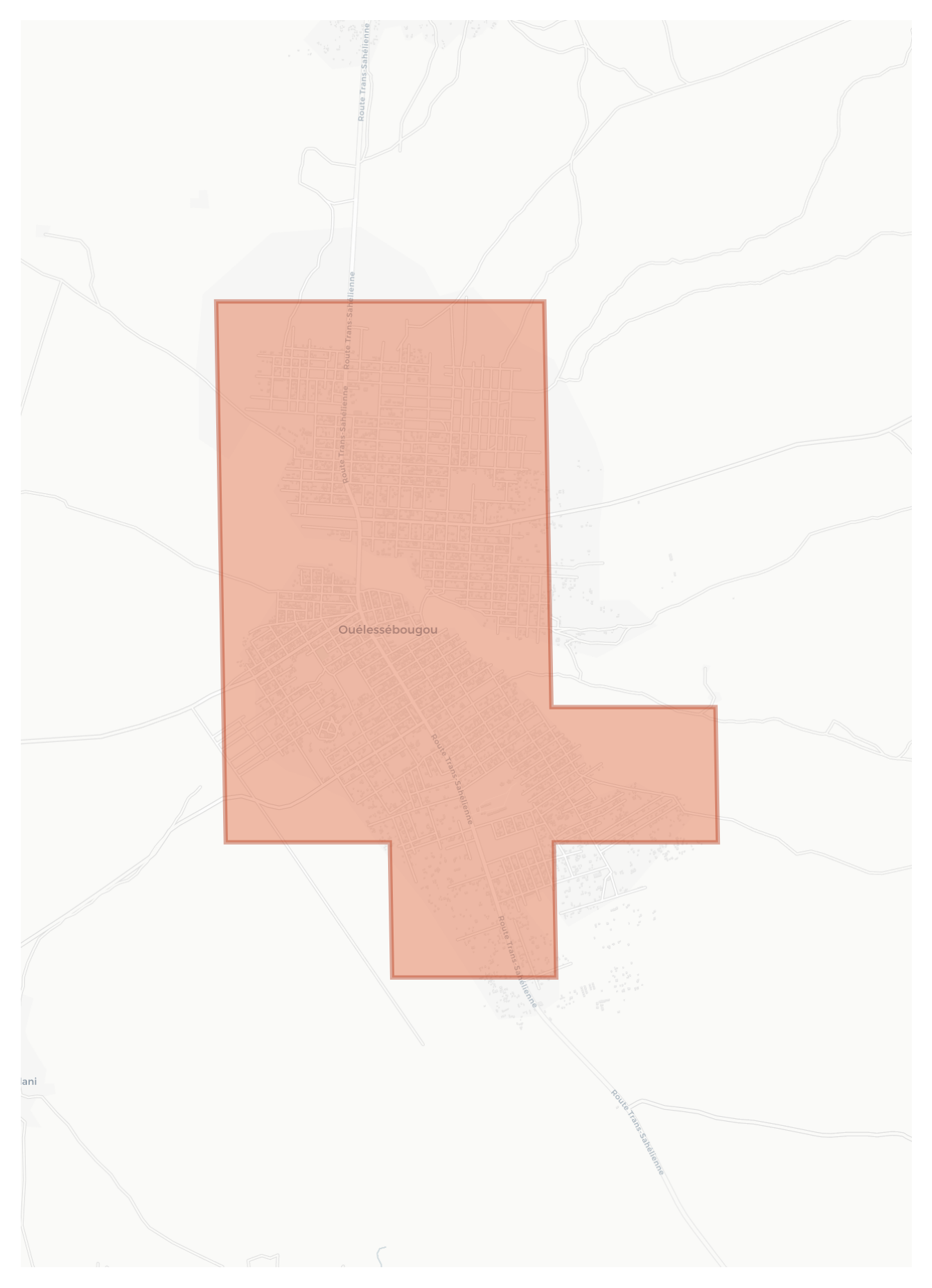Ouélessébougou geographic map