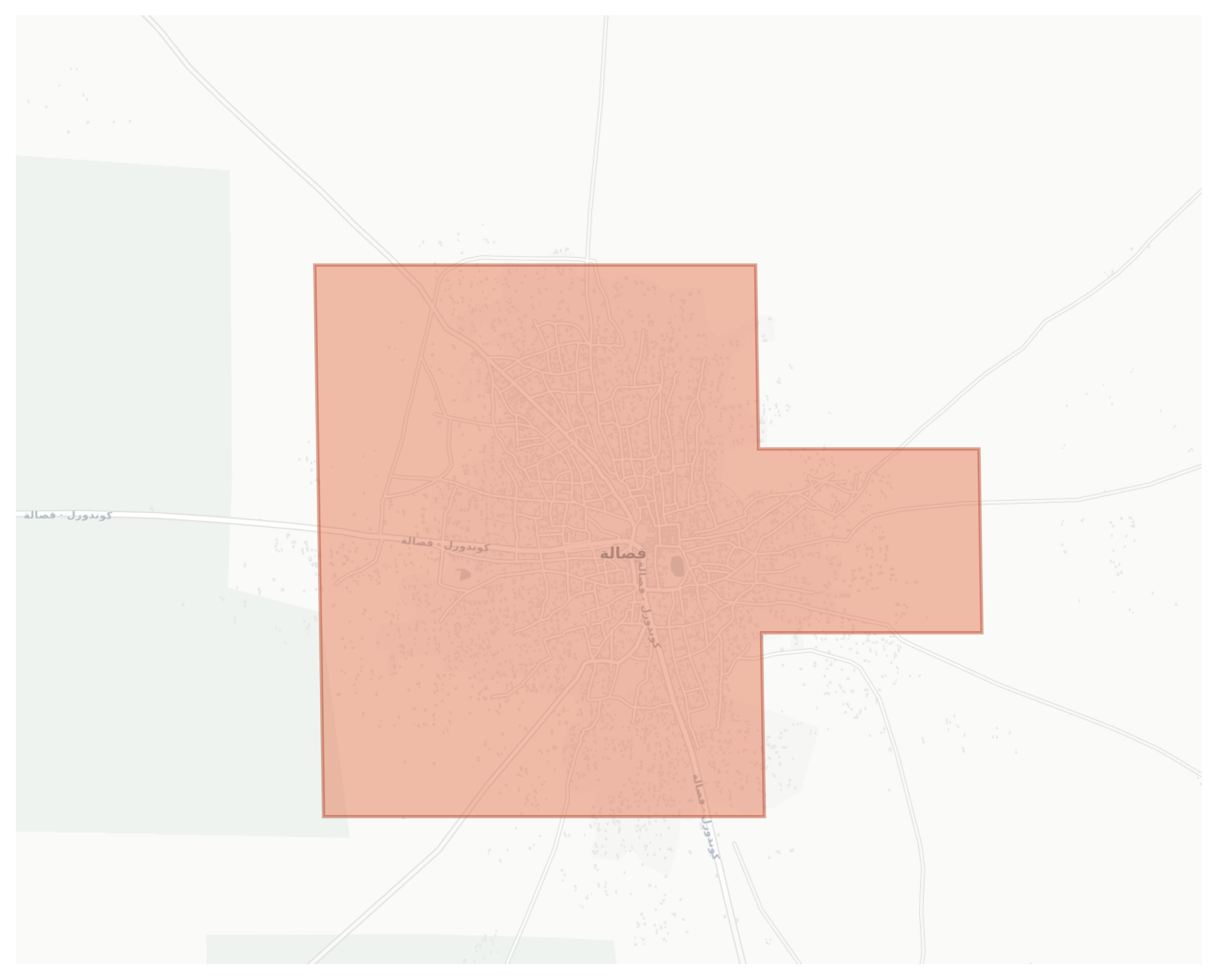 Fassala geographic map