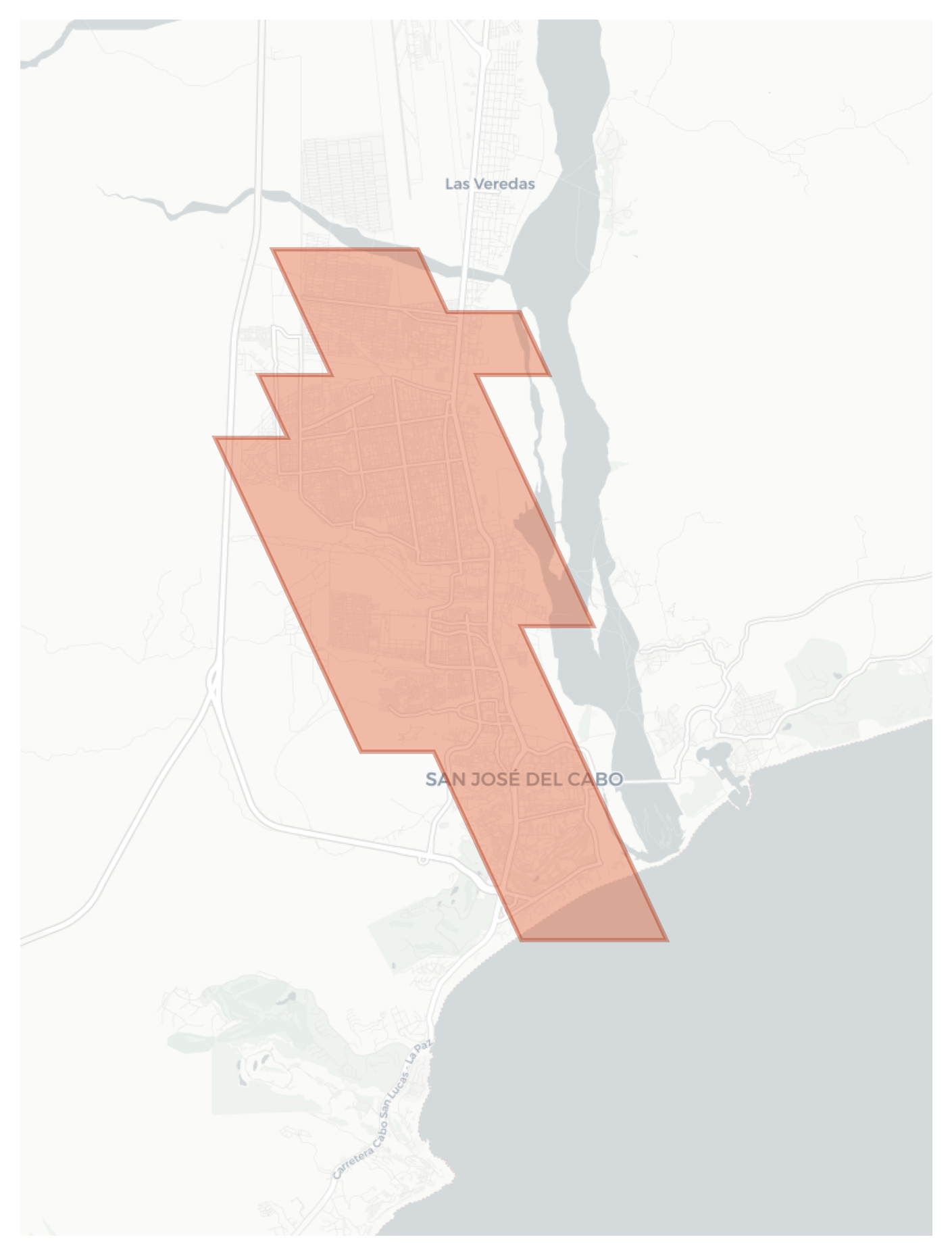 San José del Cabo geographic map