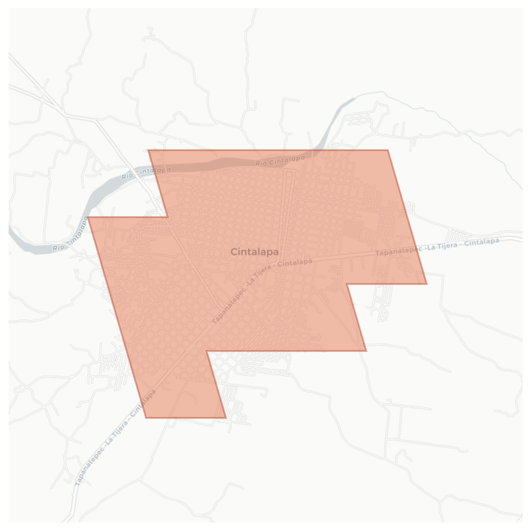 Cintalapa geographic map