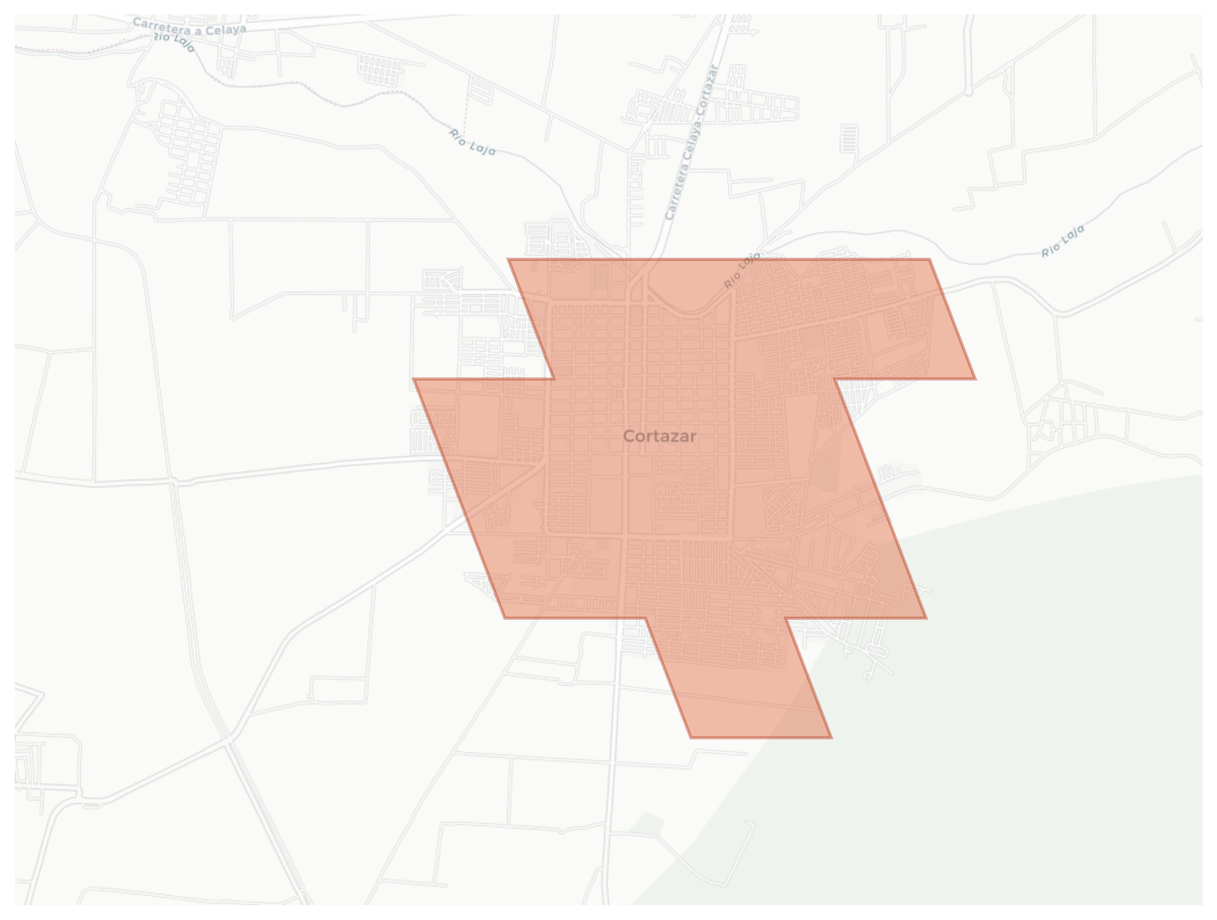 Cortazar geographic map