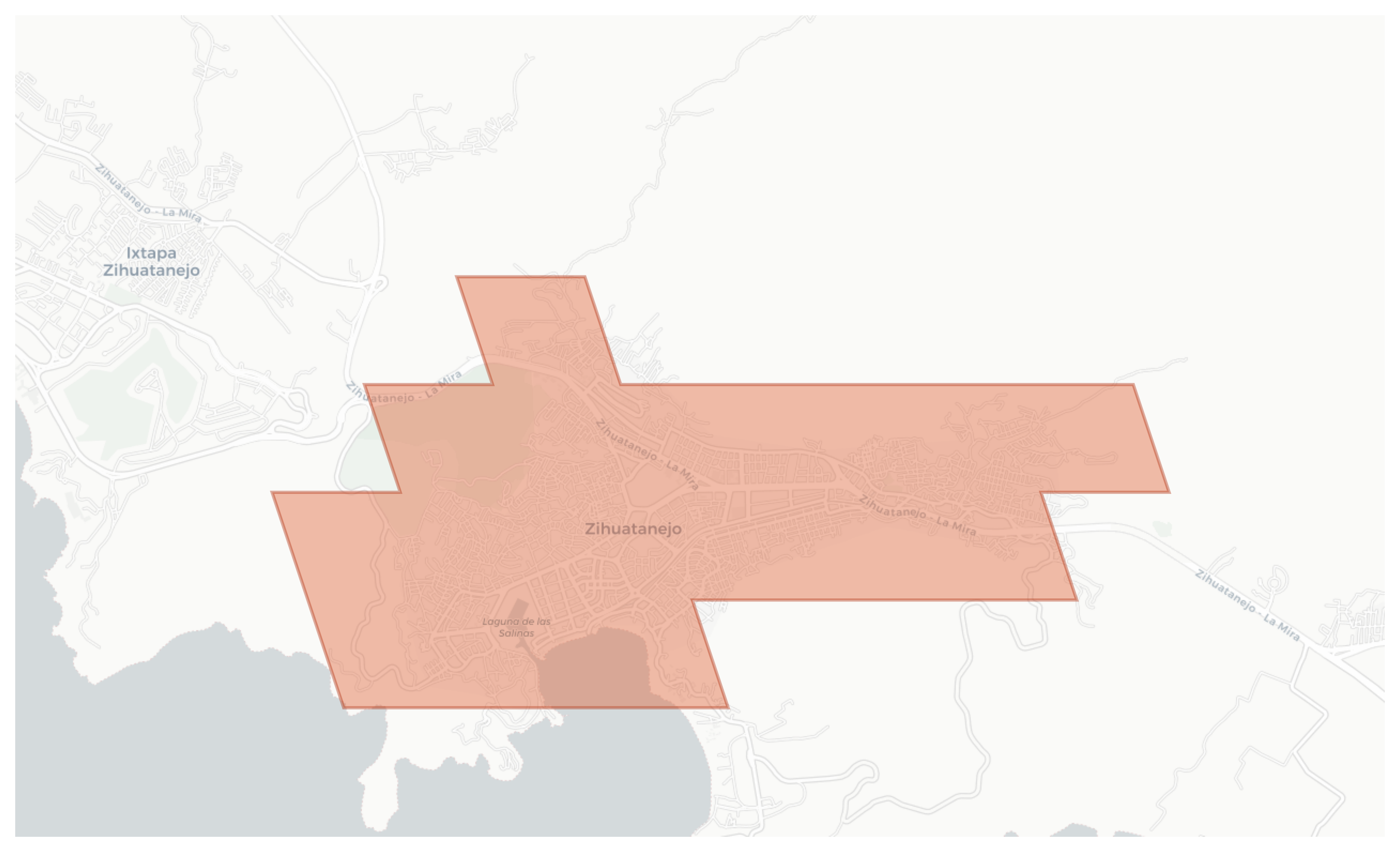 Zihuatanejo geographic map