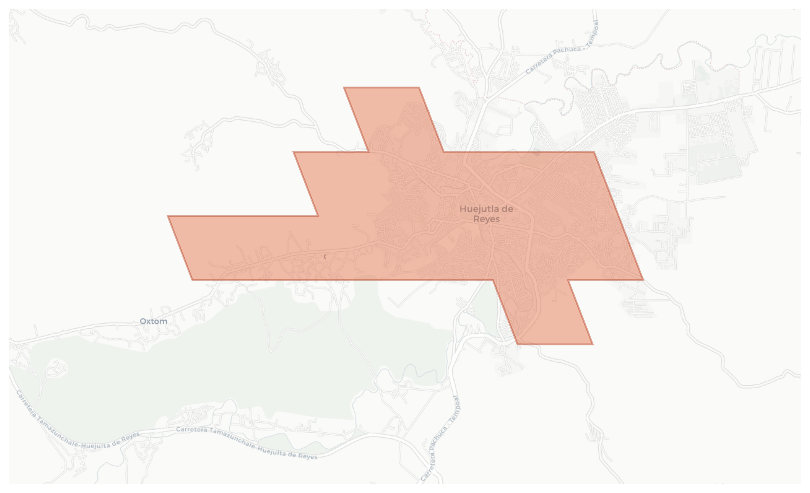 Huejutla de Reyes geographic map