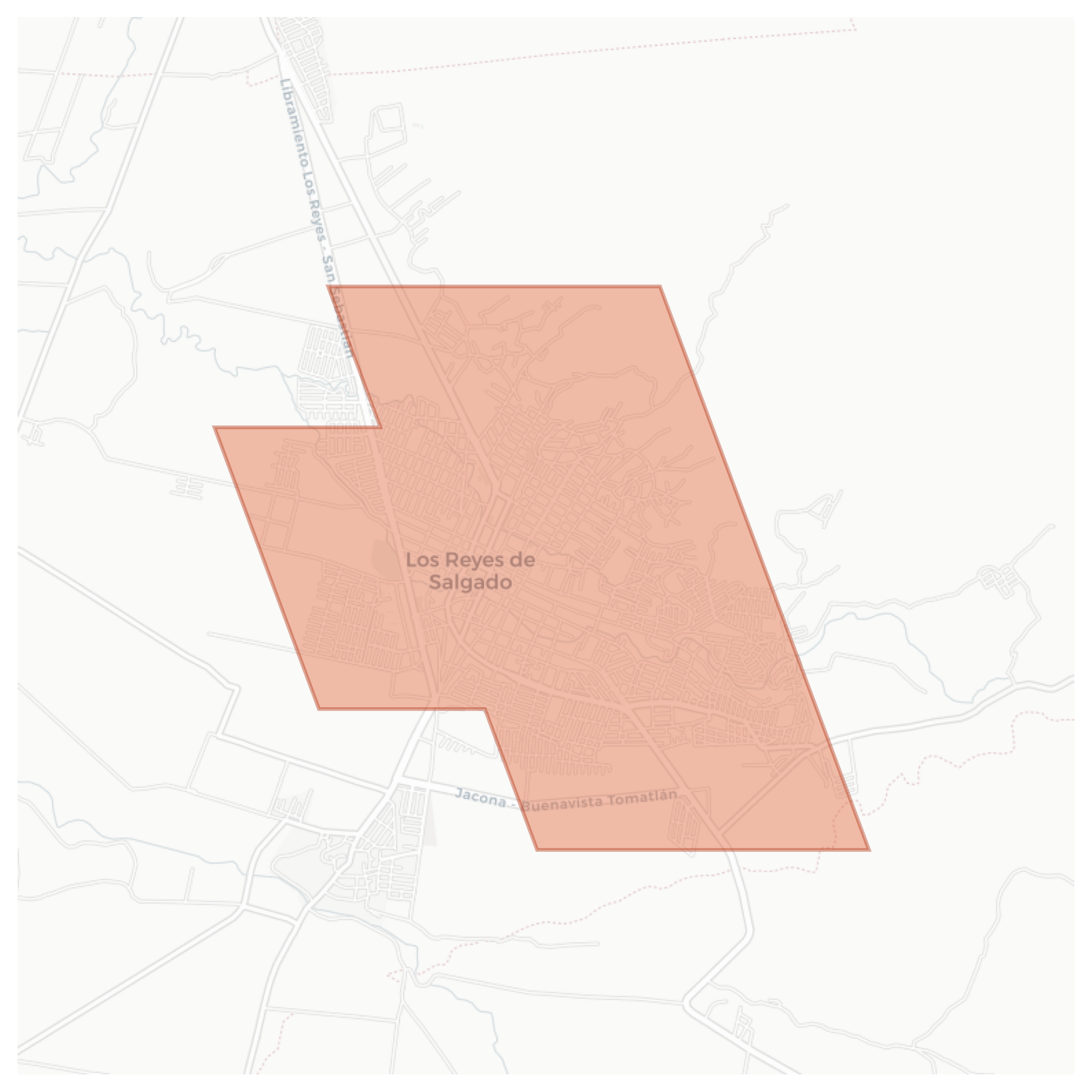 Los Reyes de Salgado geographic map