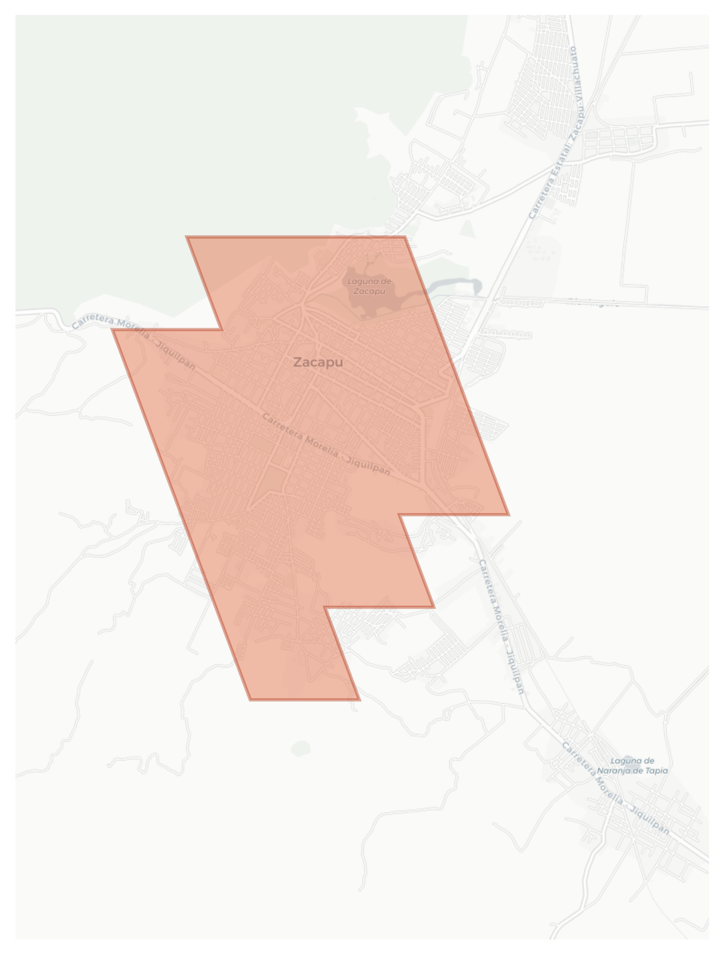 Zacapu geographic map