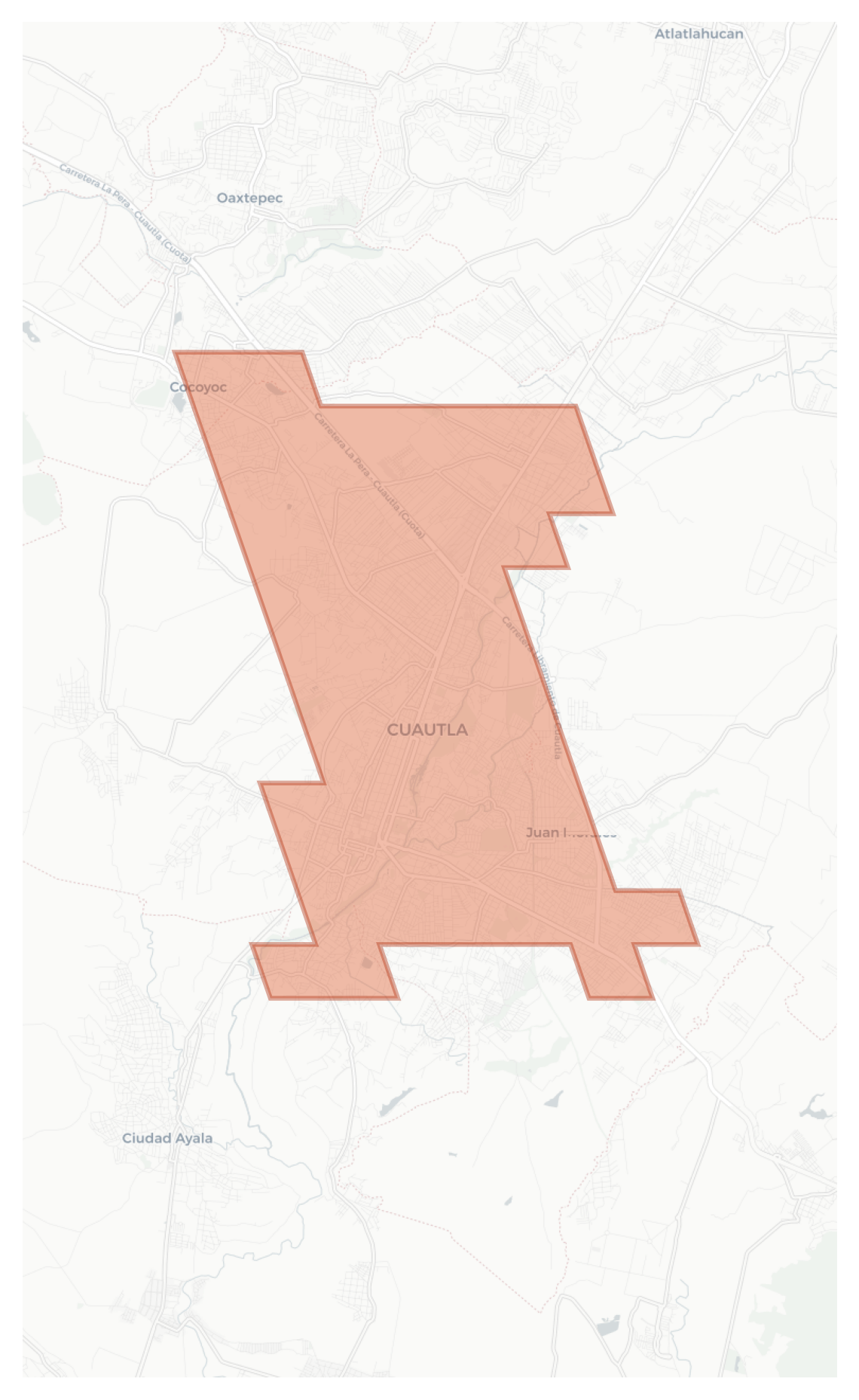Cuautla geographic map