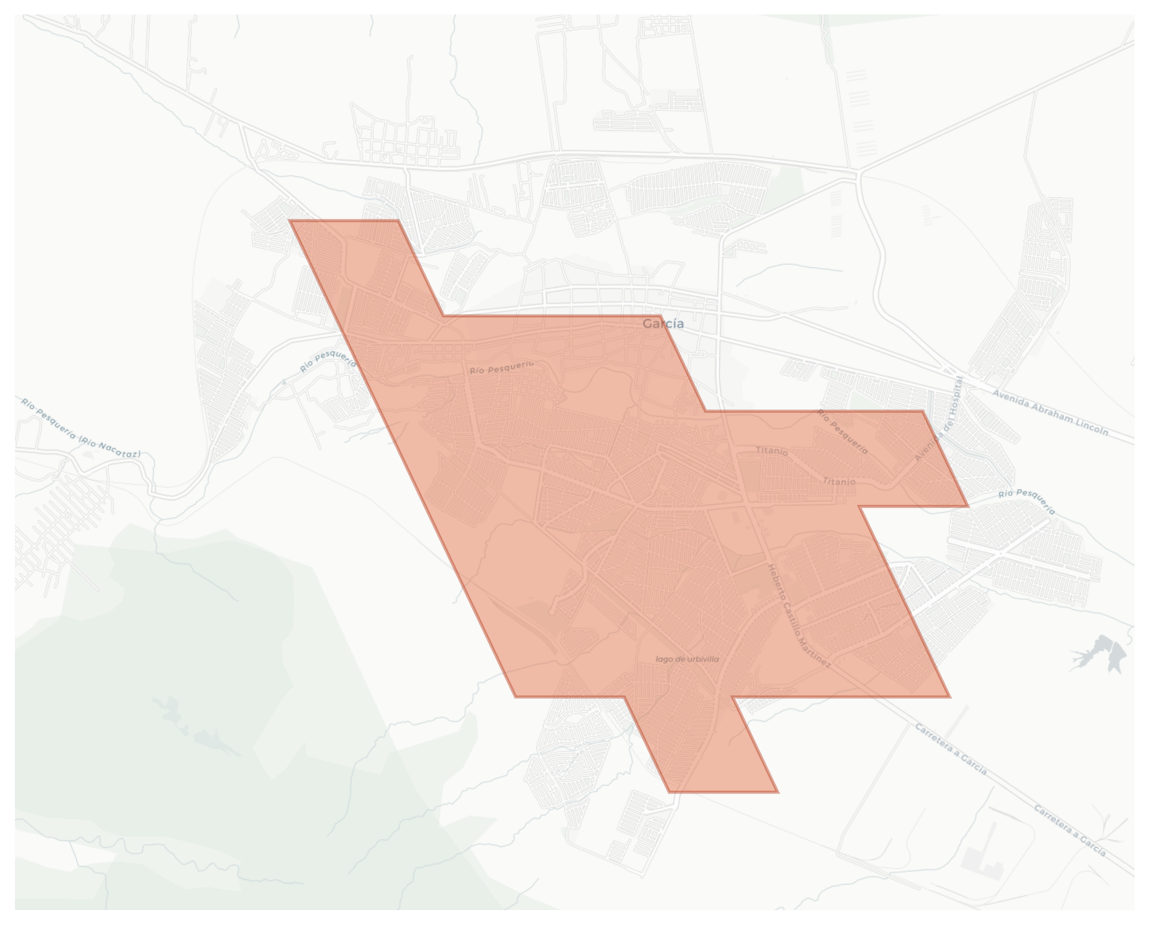 García geographic map