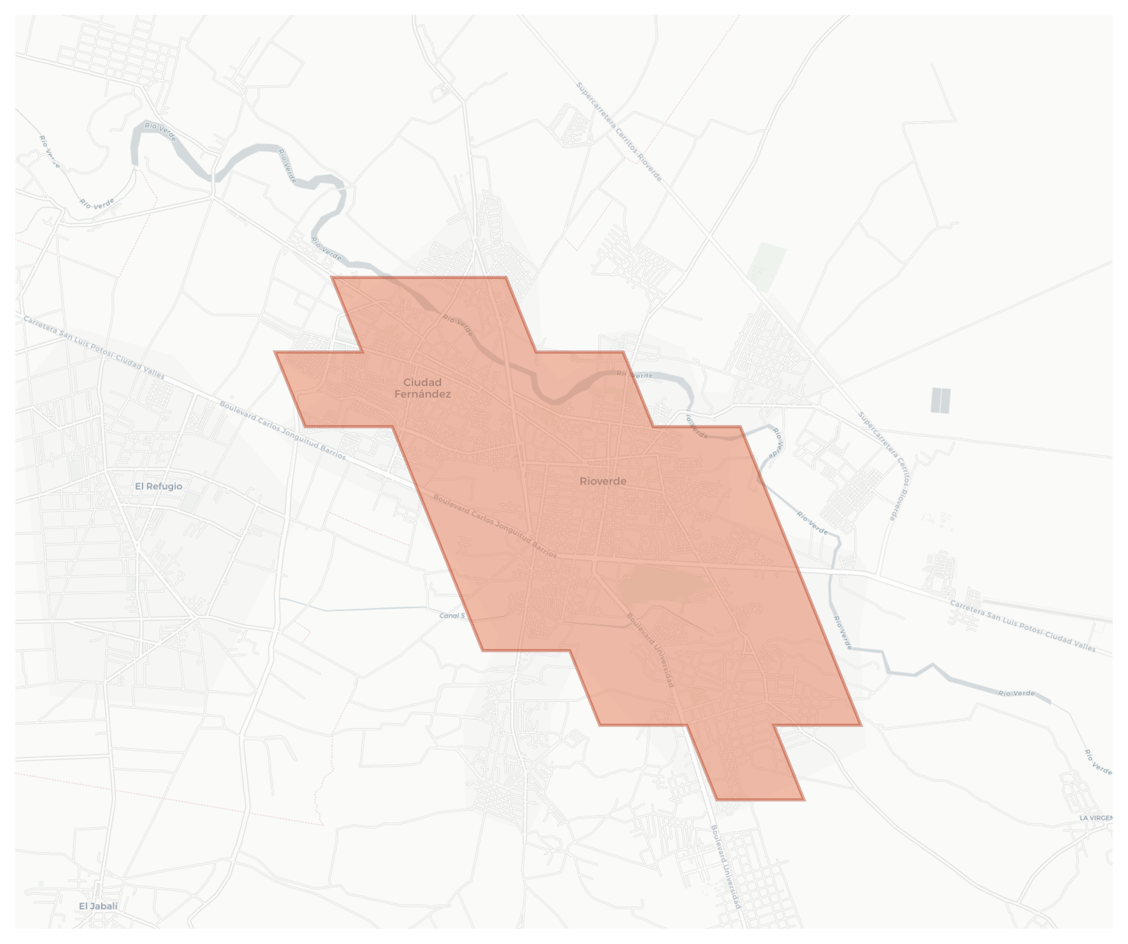 Rioverde geographic map
