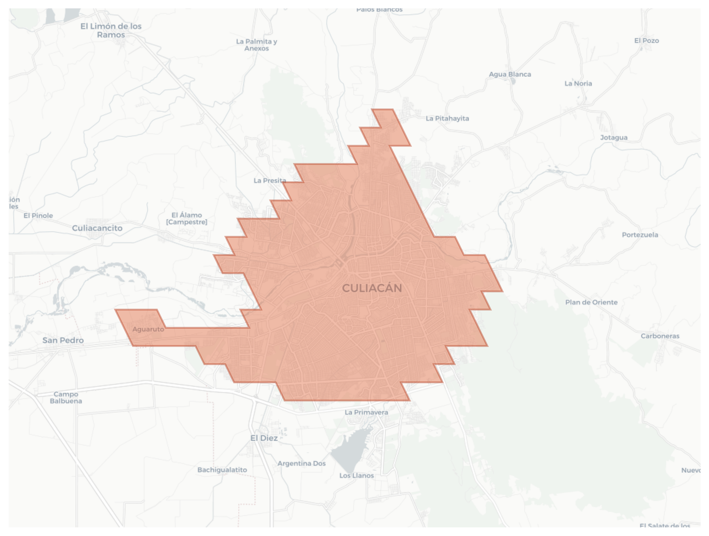 Culiacán geographic map