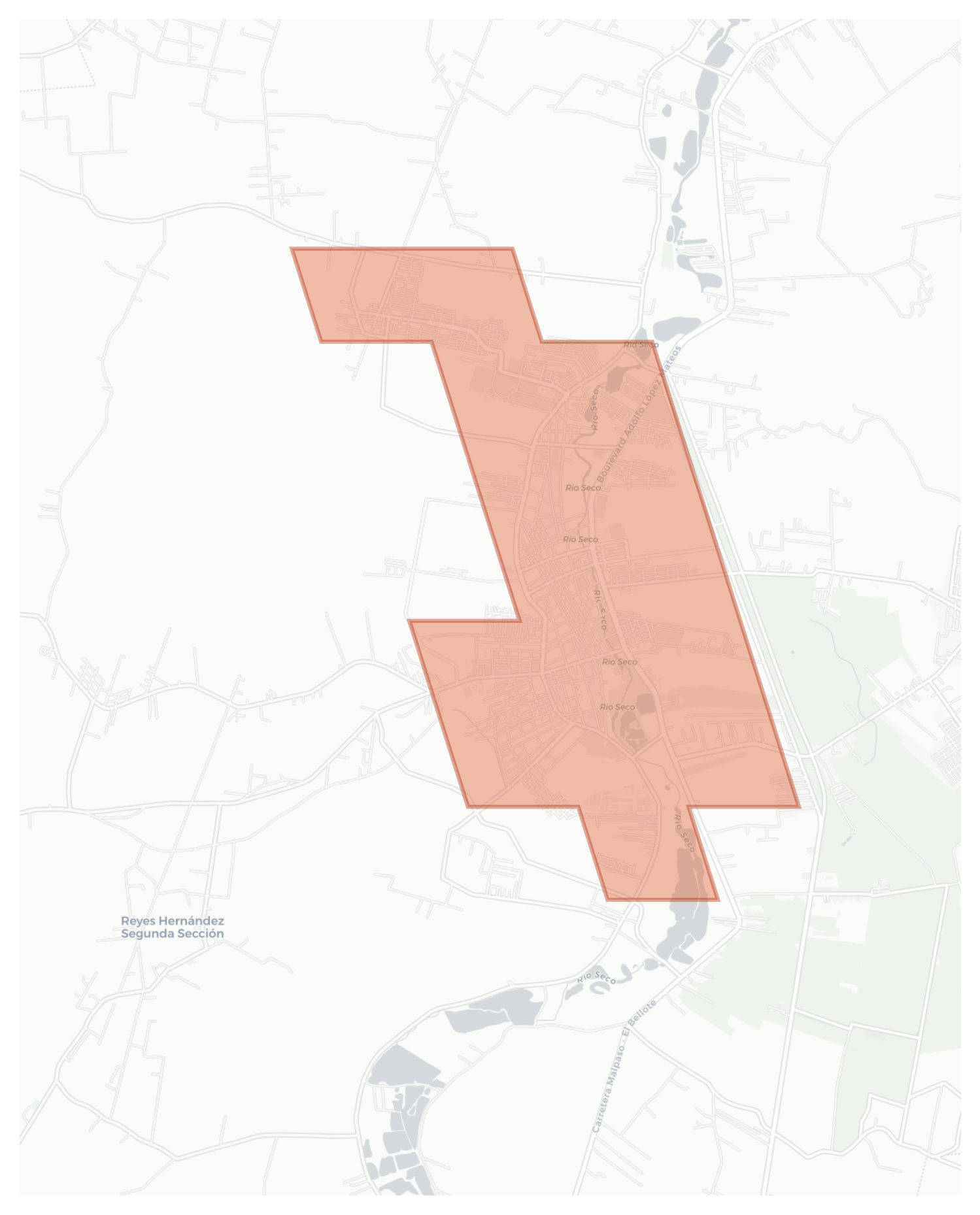 Comalcalco geographic map