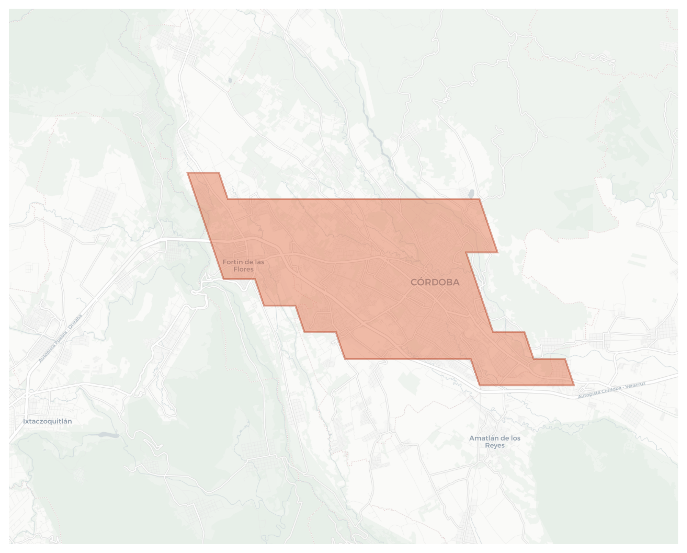 Córdoba geographic map