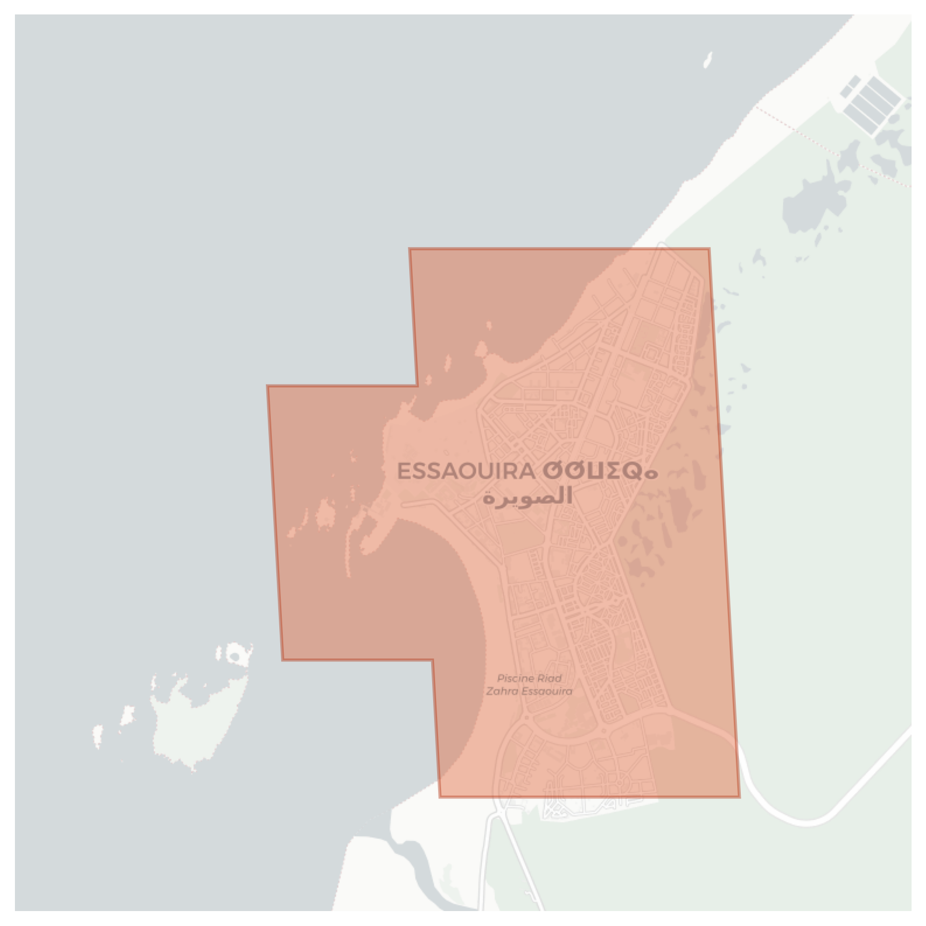 Essaouira geographic map