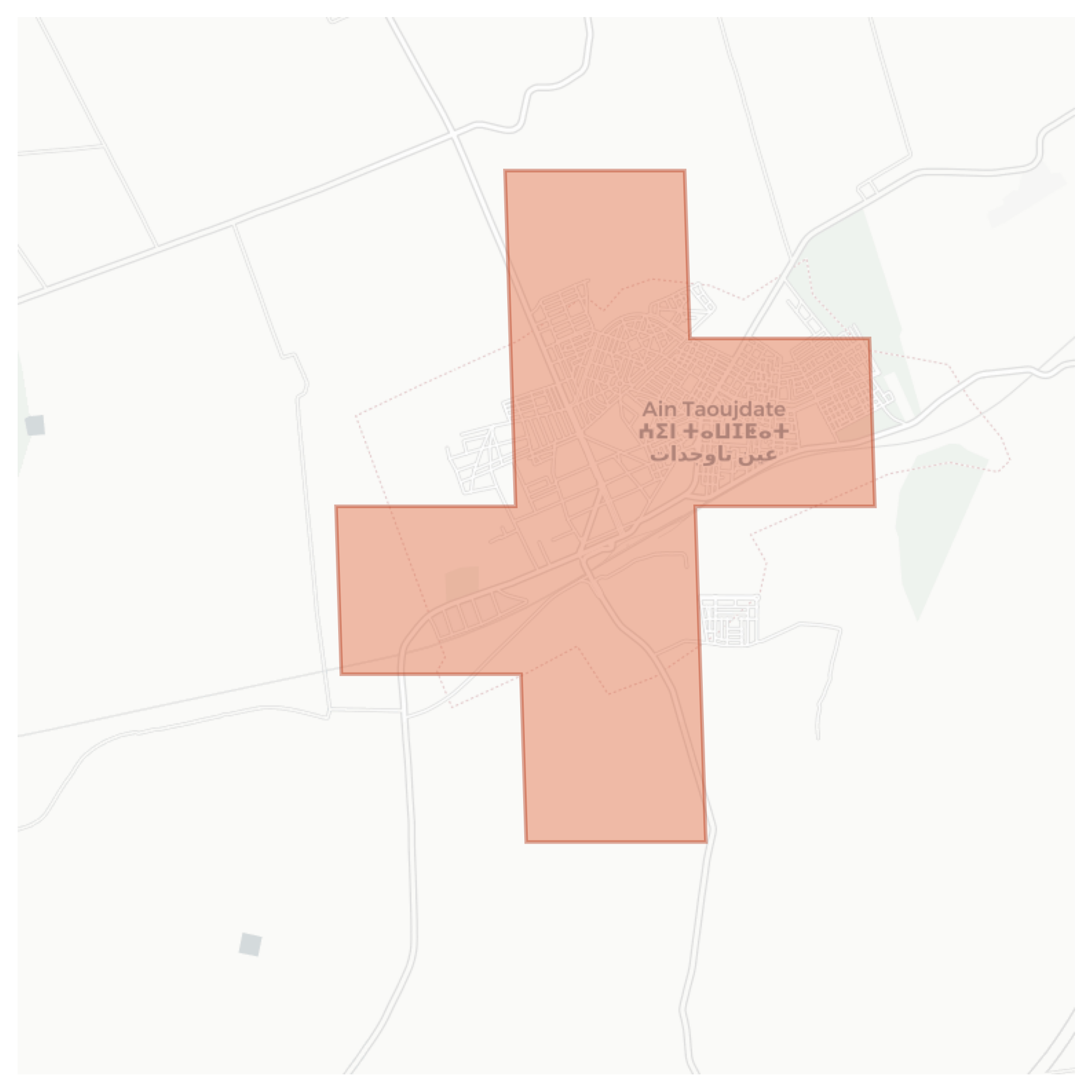 Ain Taoujdate geographic map