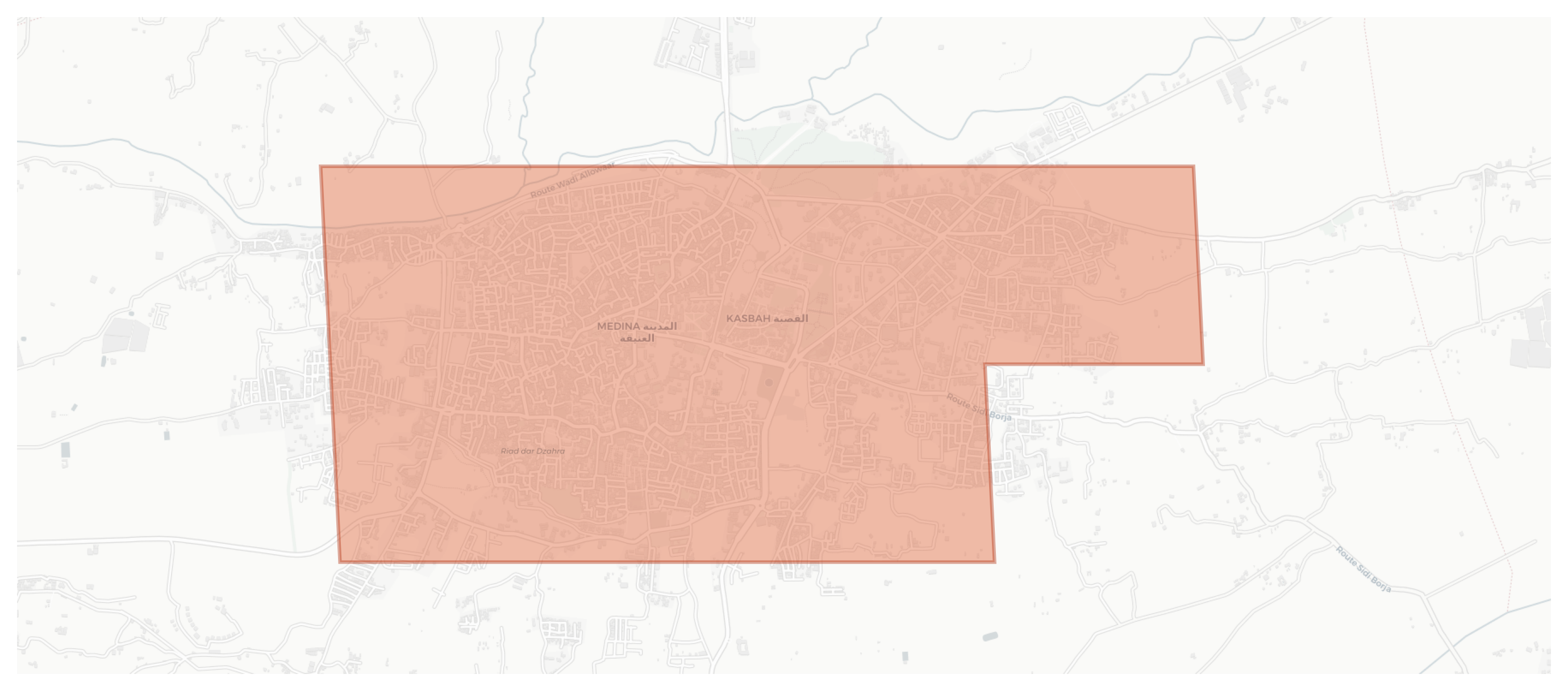 Taroudant geographic map