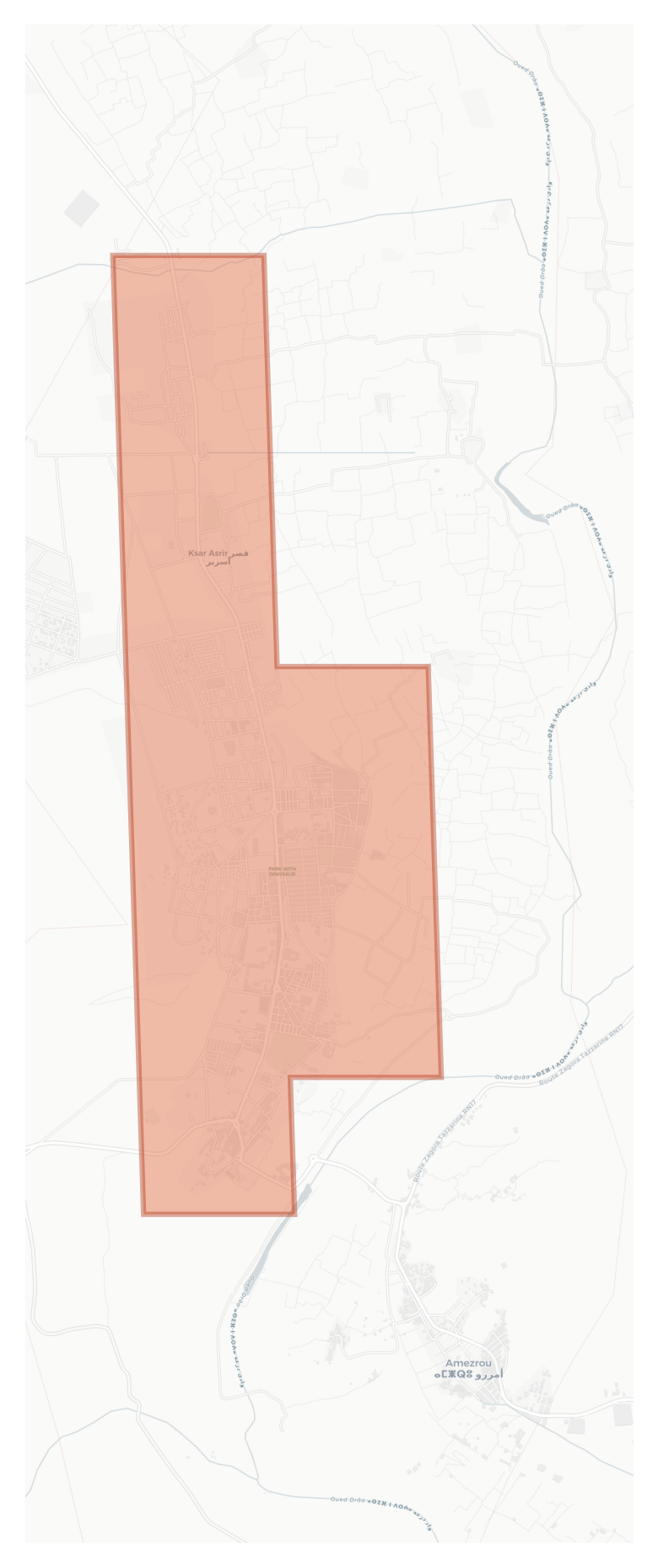 Zagora geographic map