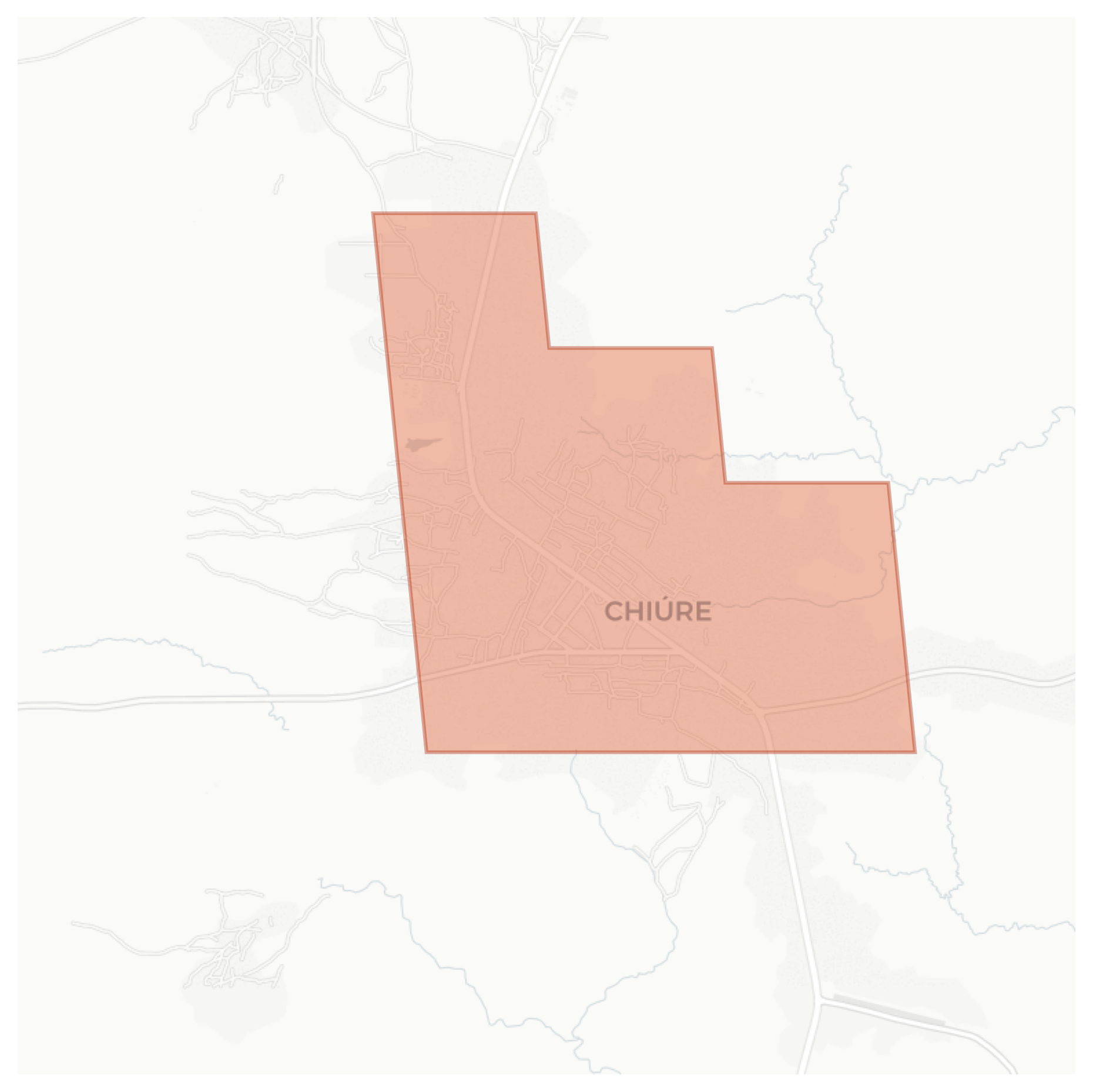 Chiure-Sede geographic map