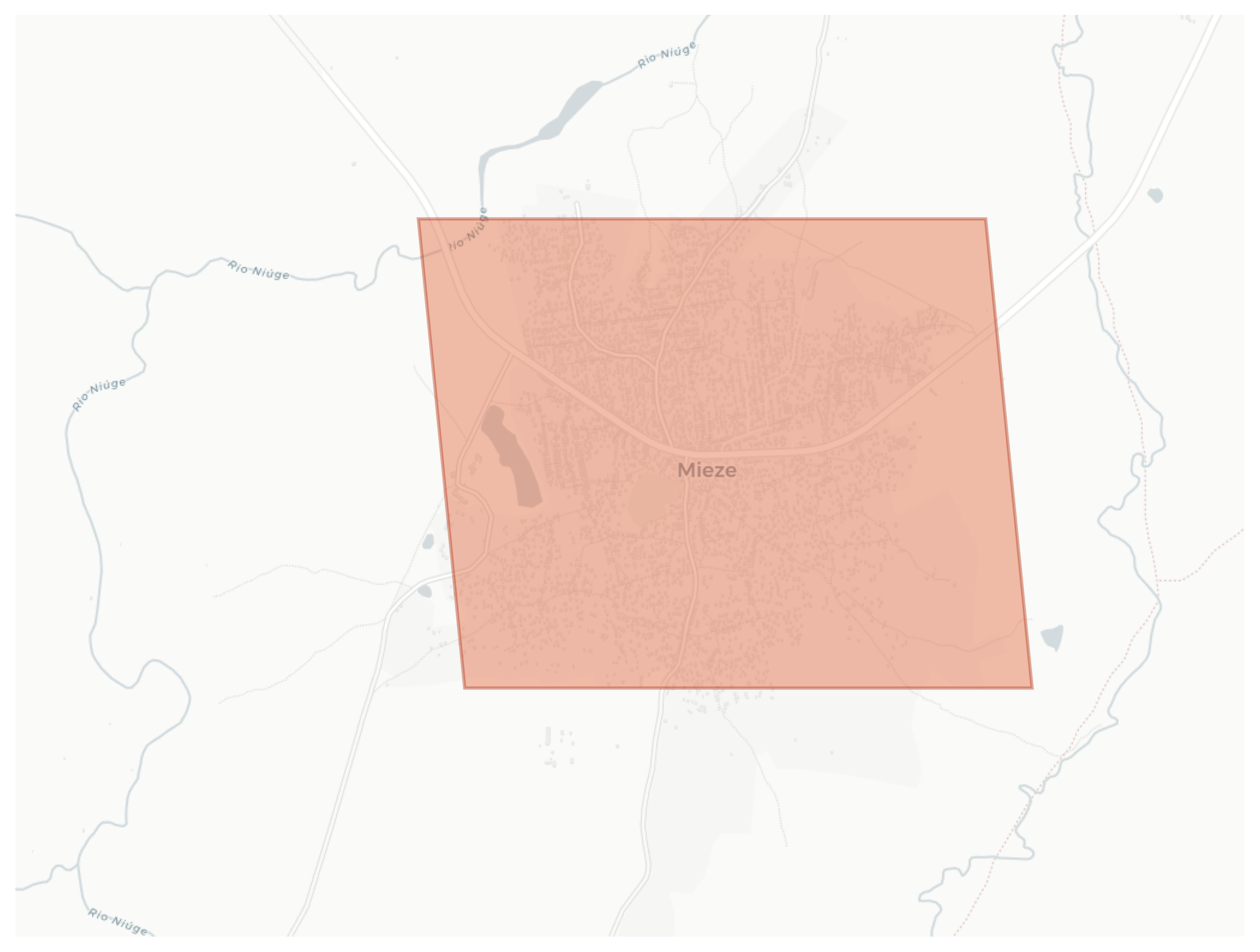 Miézi geographic map