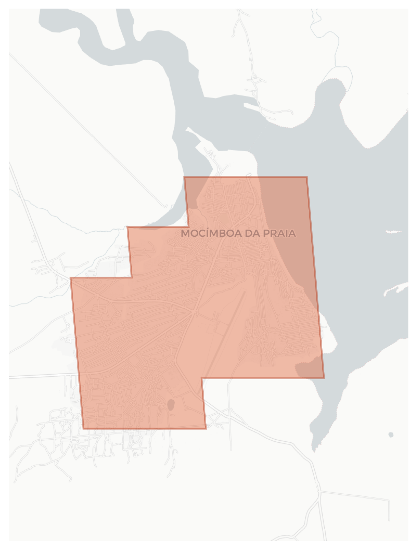 Mocímboa da Praia geographic map