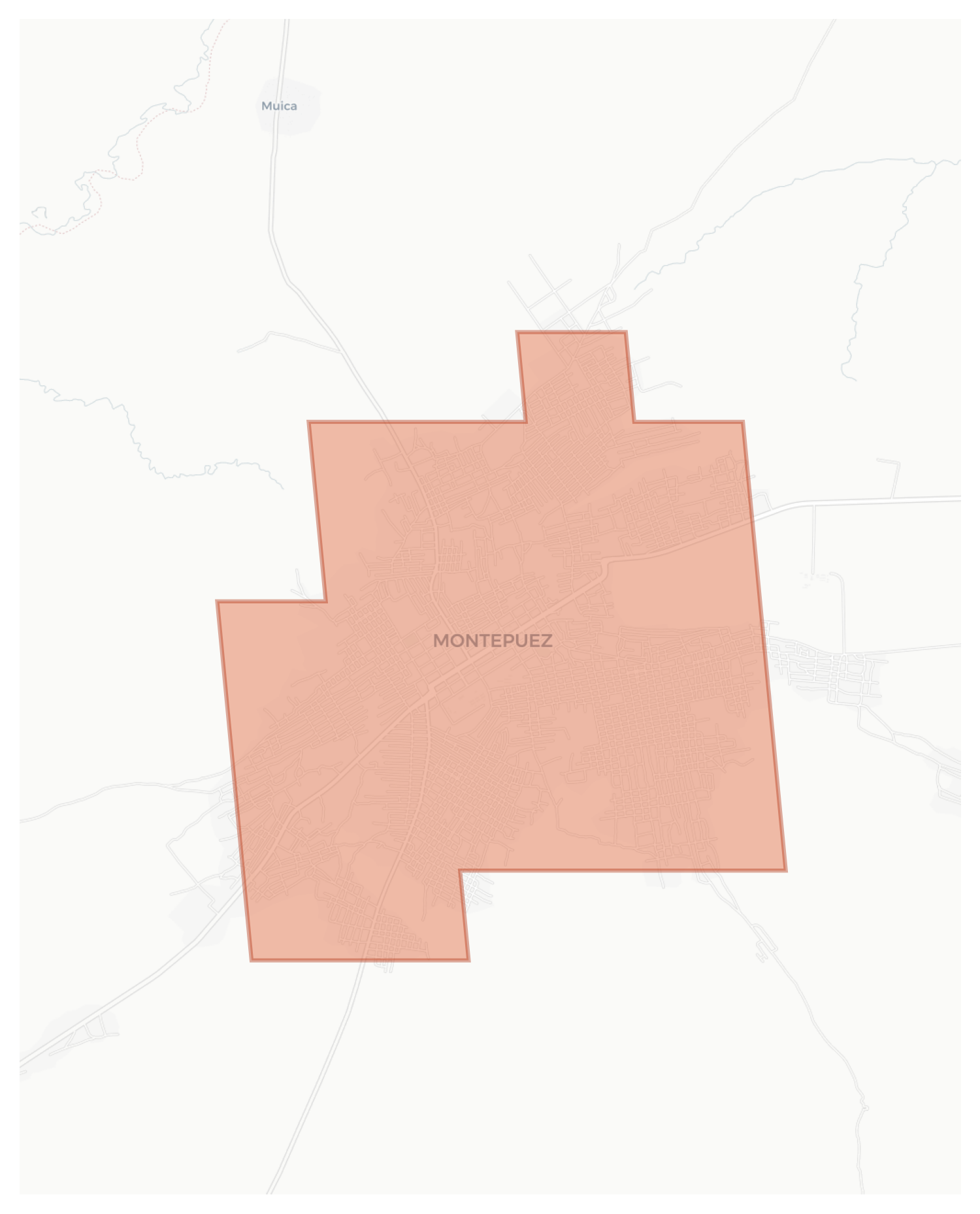 Montepuez geographic map
