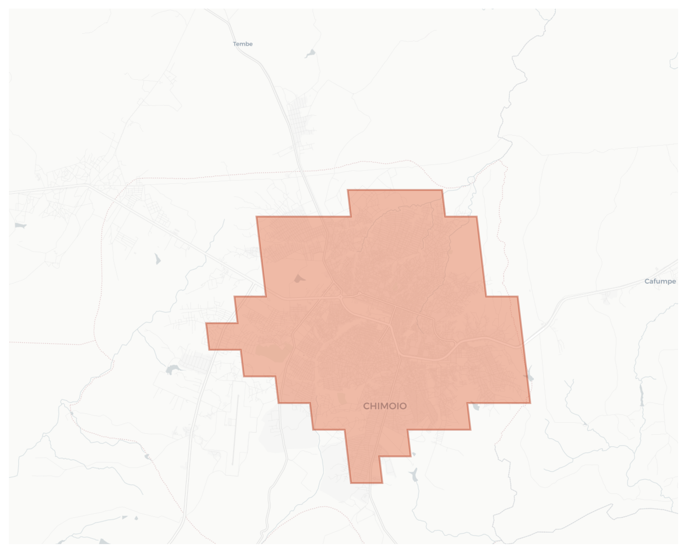 Chimoio geographic map