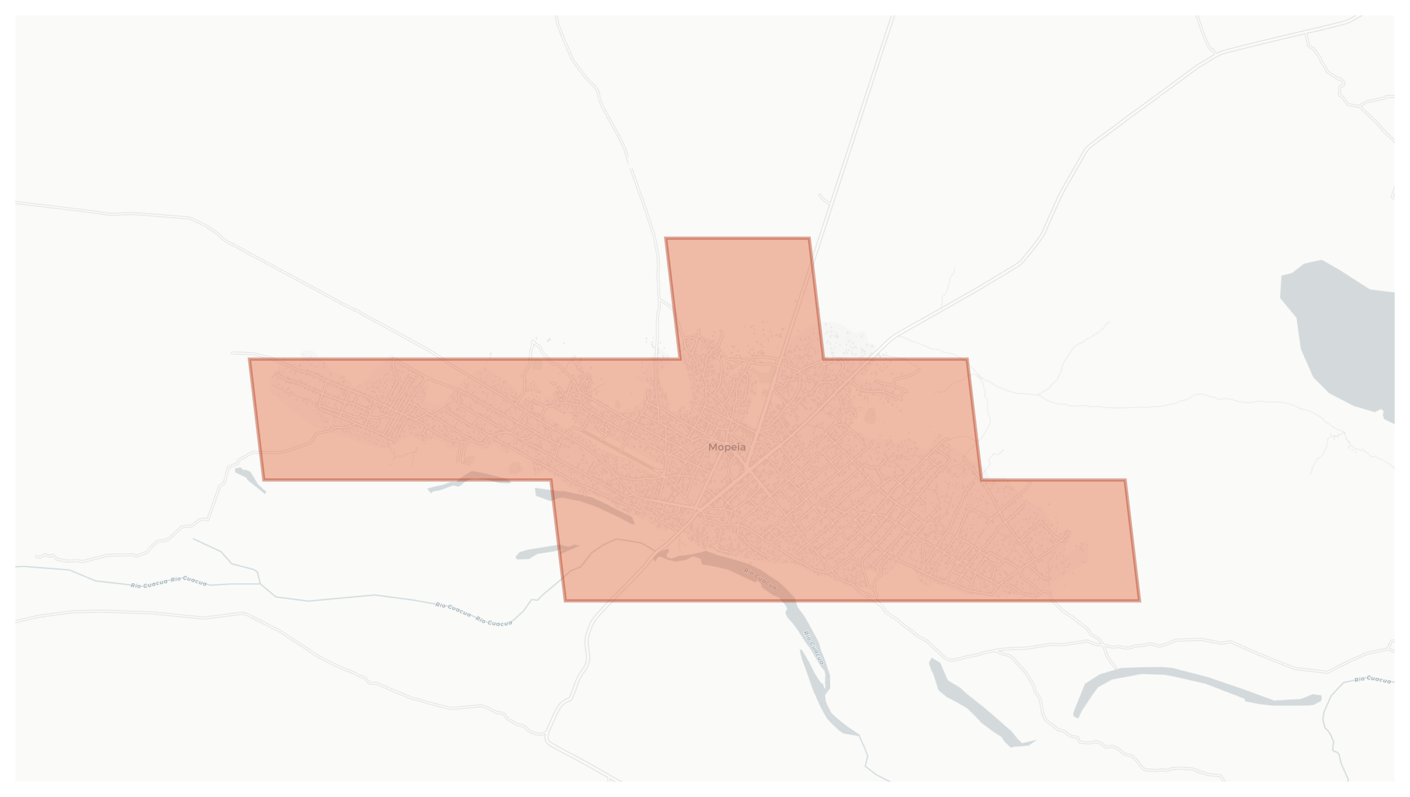 Mopeia geographic map