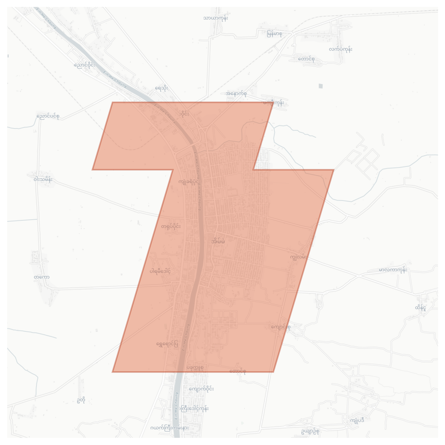 Einme geographic map