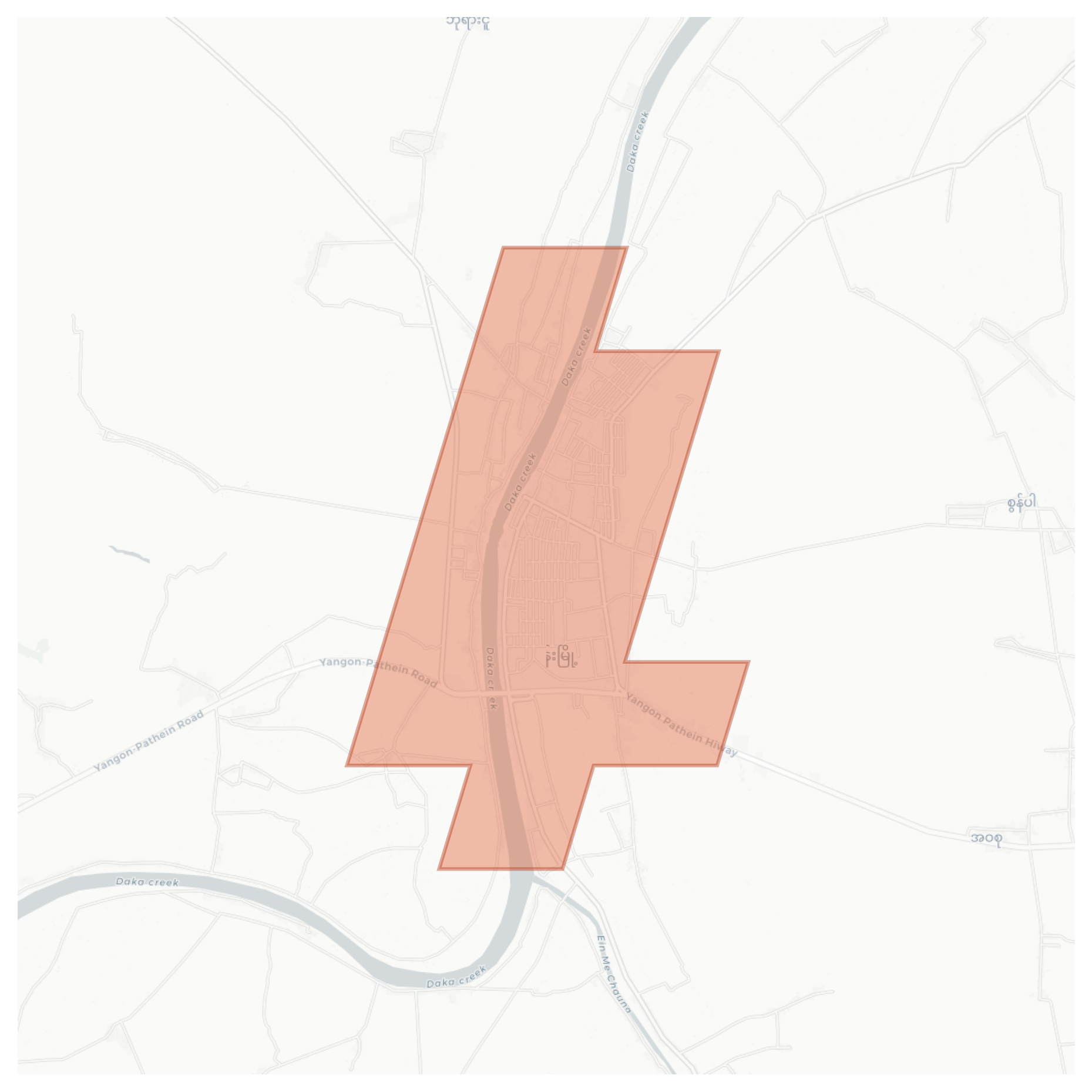 Kyaung Kone geographic map