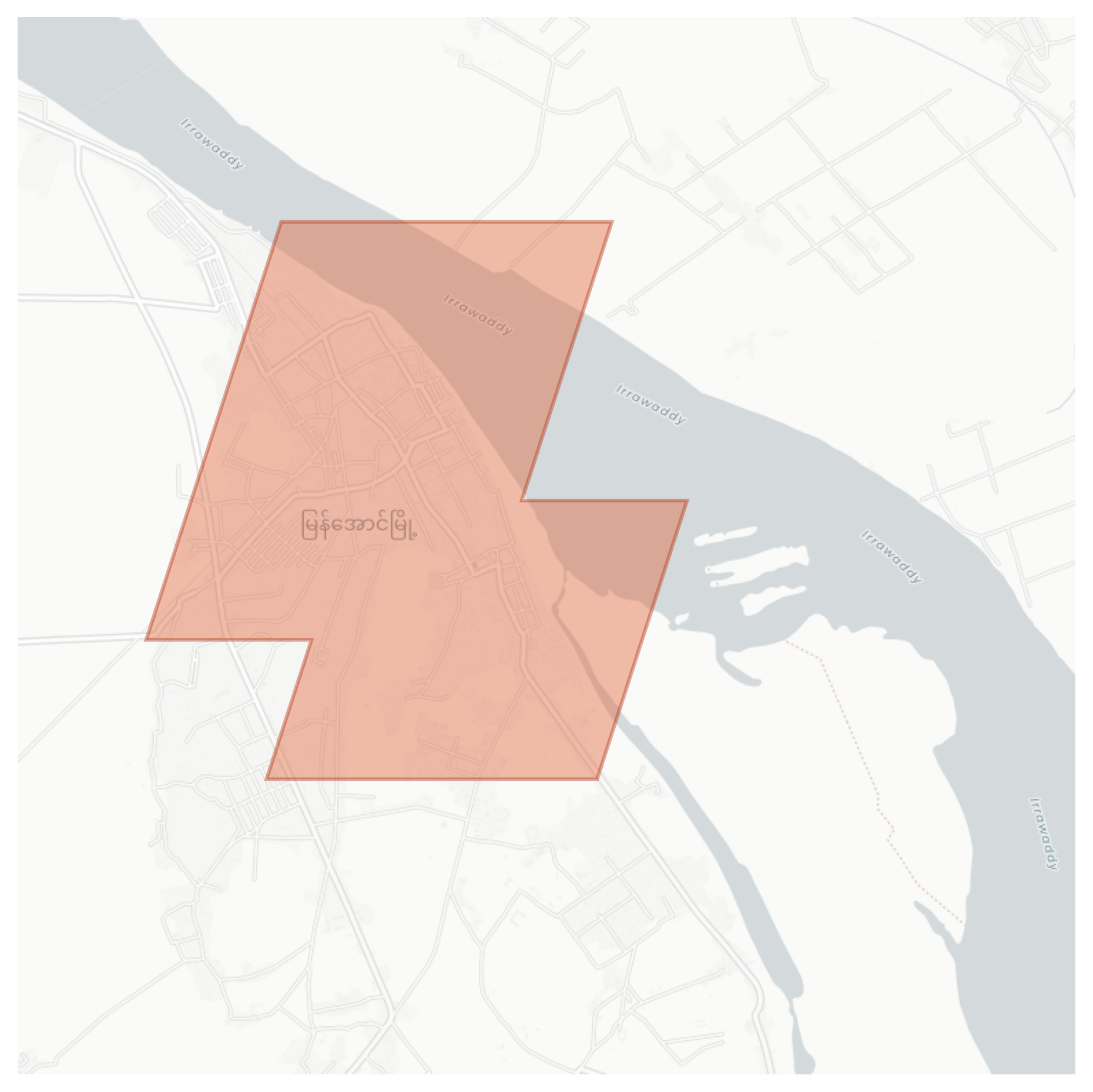 Myan Aung geographic map