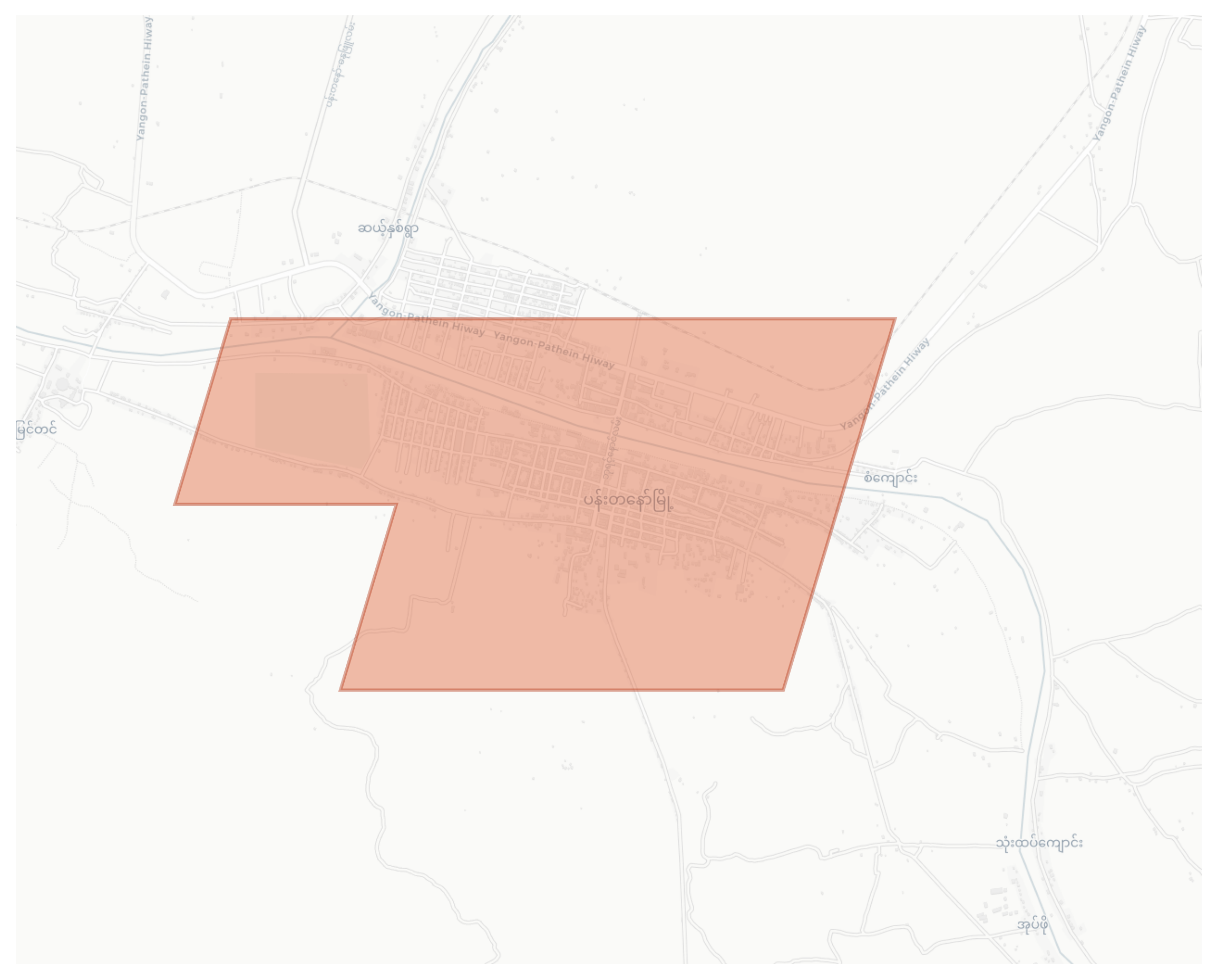 Pantanaw geographic map