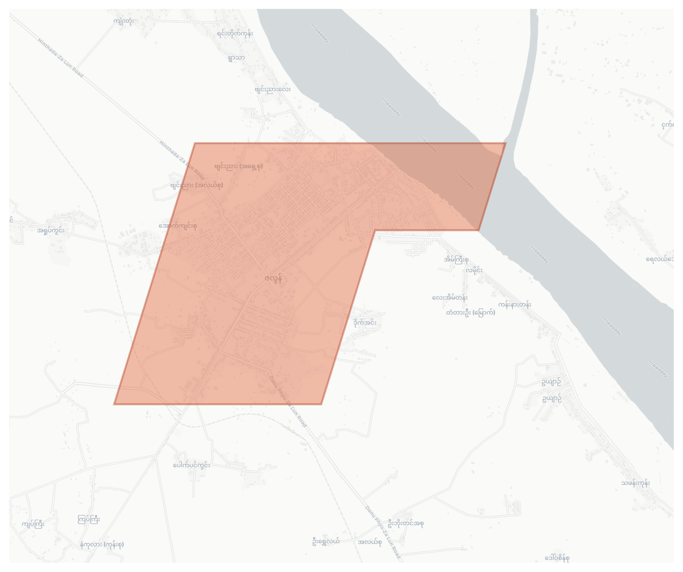 Za Lun geographic map