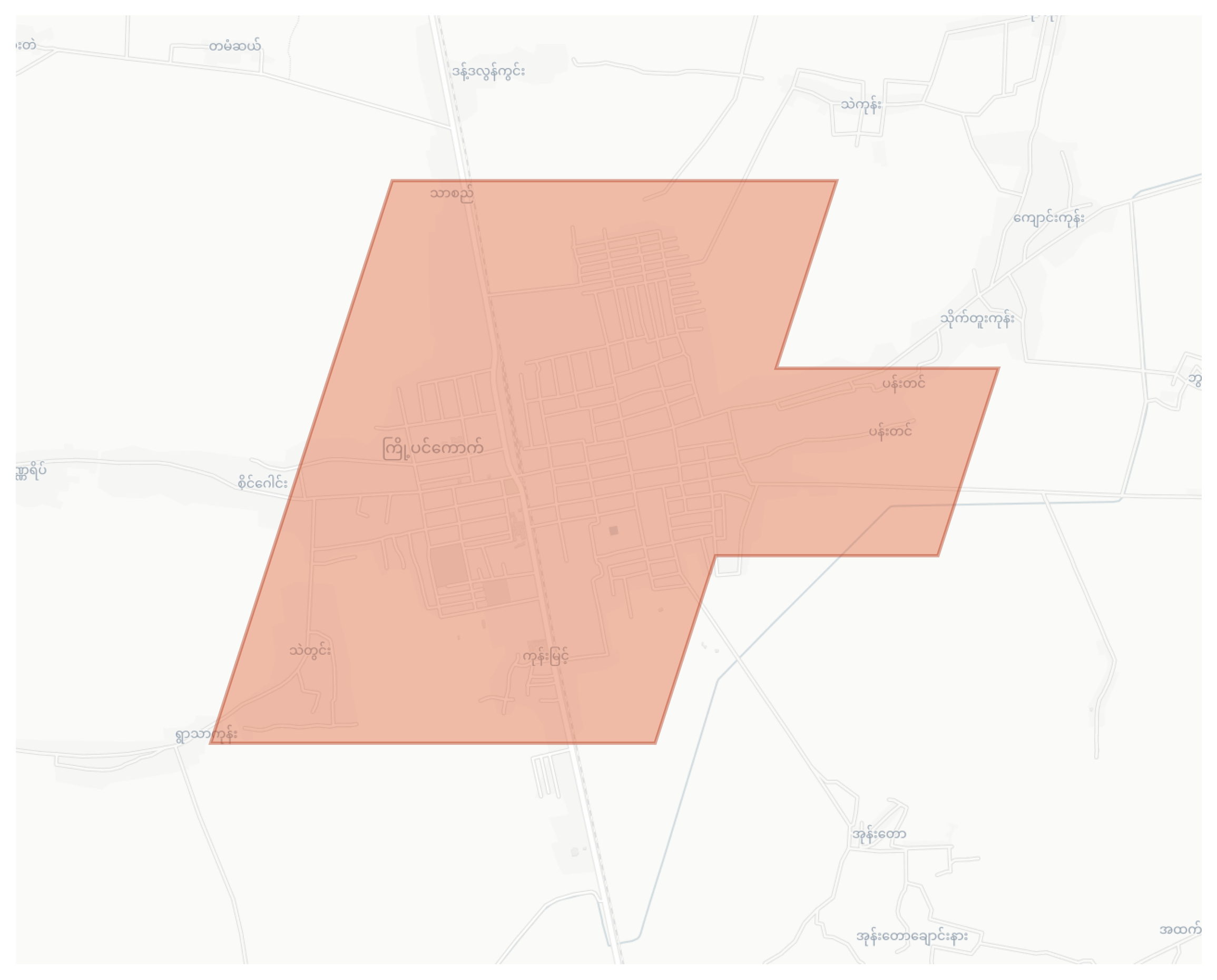 Gyobingauk geographic map