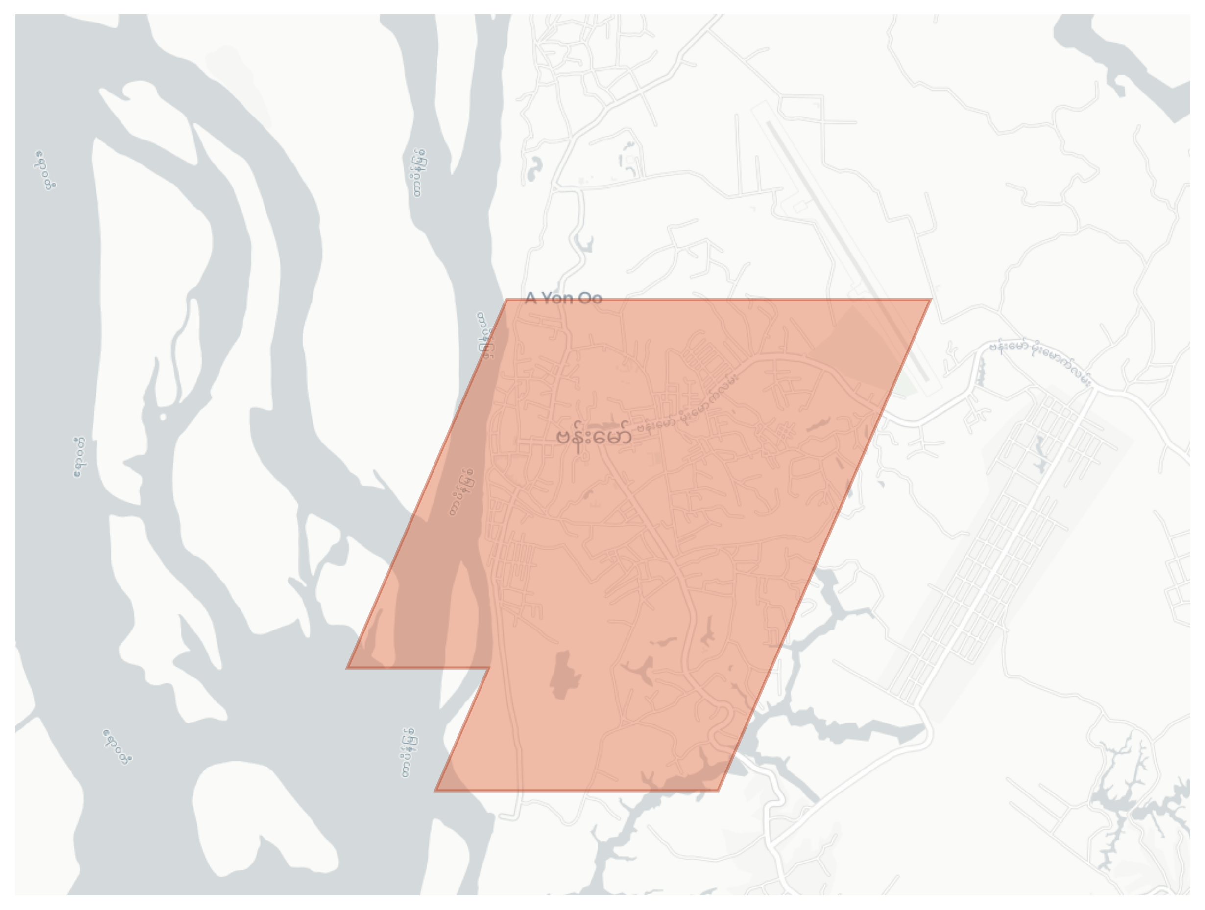 Bhamo geographic map