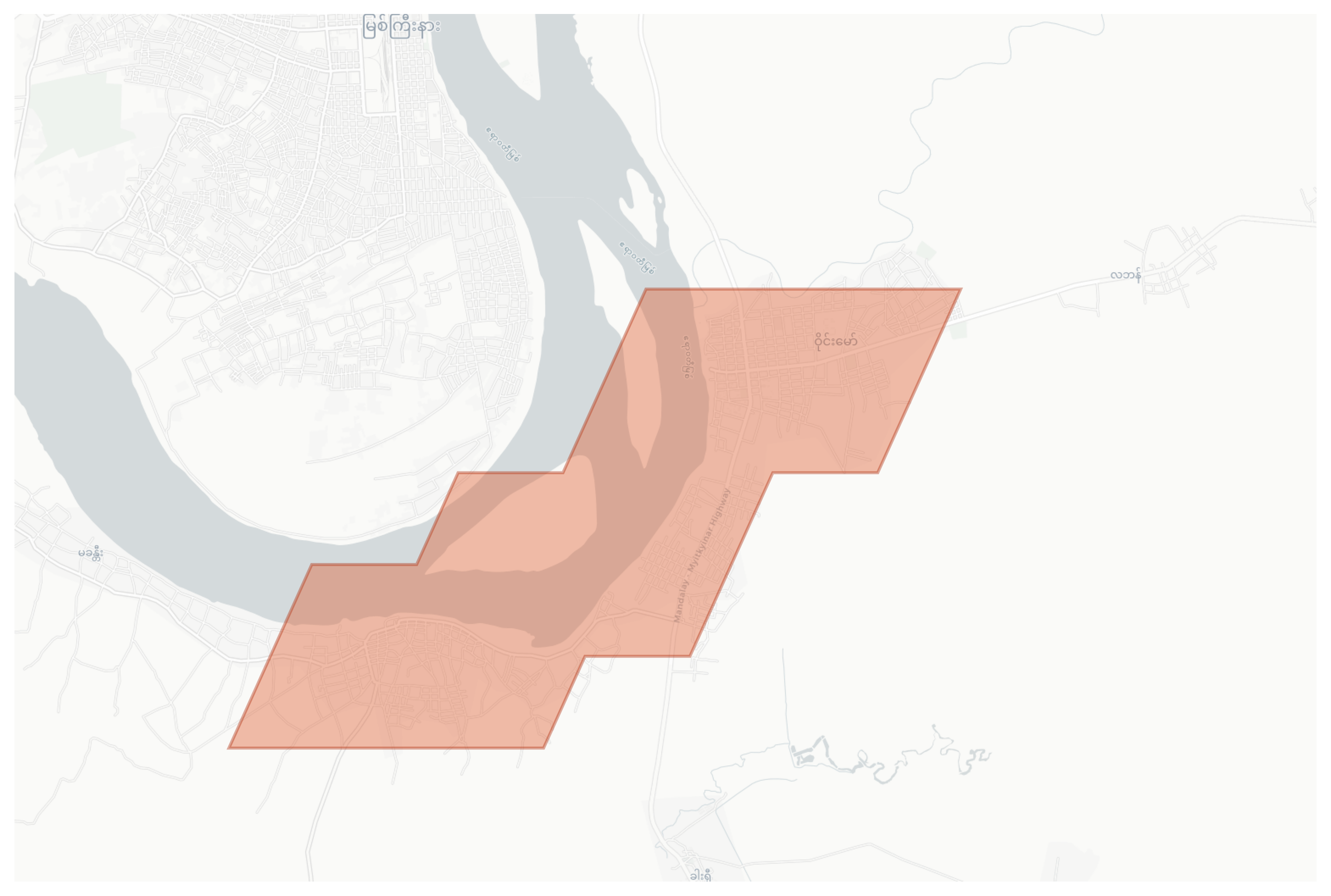 Waimaw geographic map