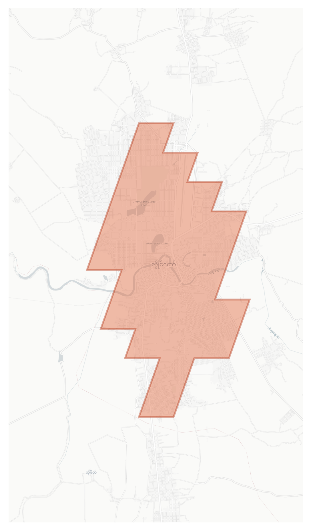 Loikaw geographic map