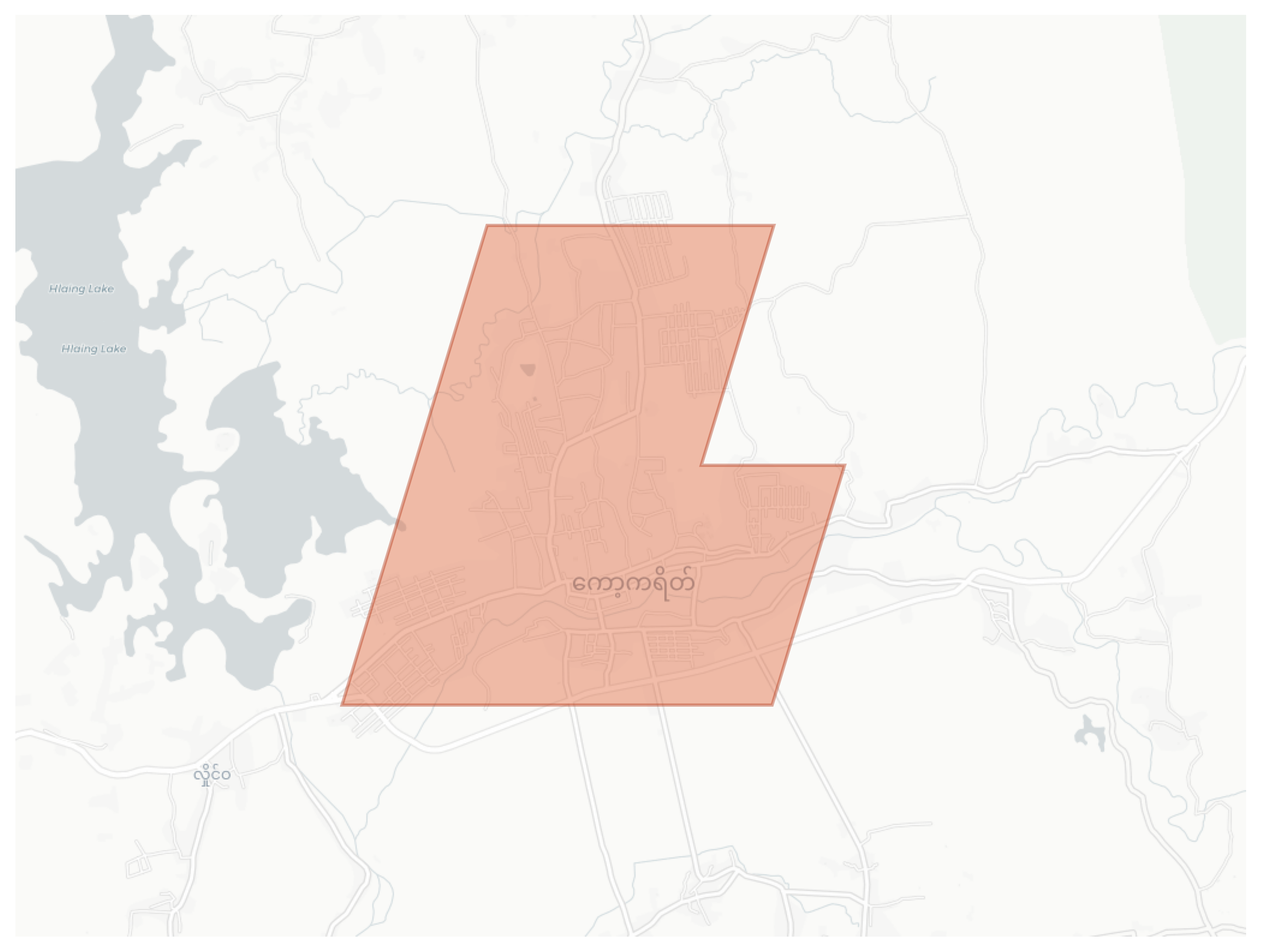 Kawkareik geographic map