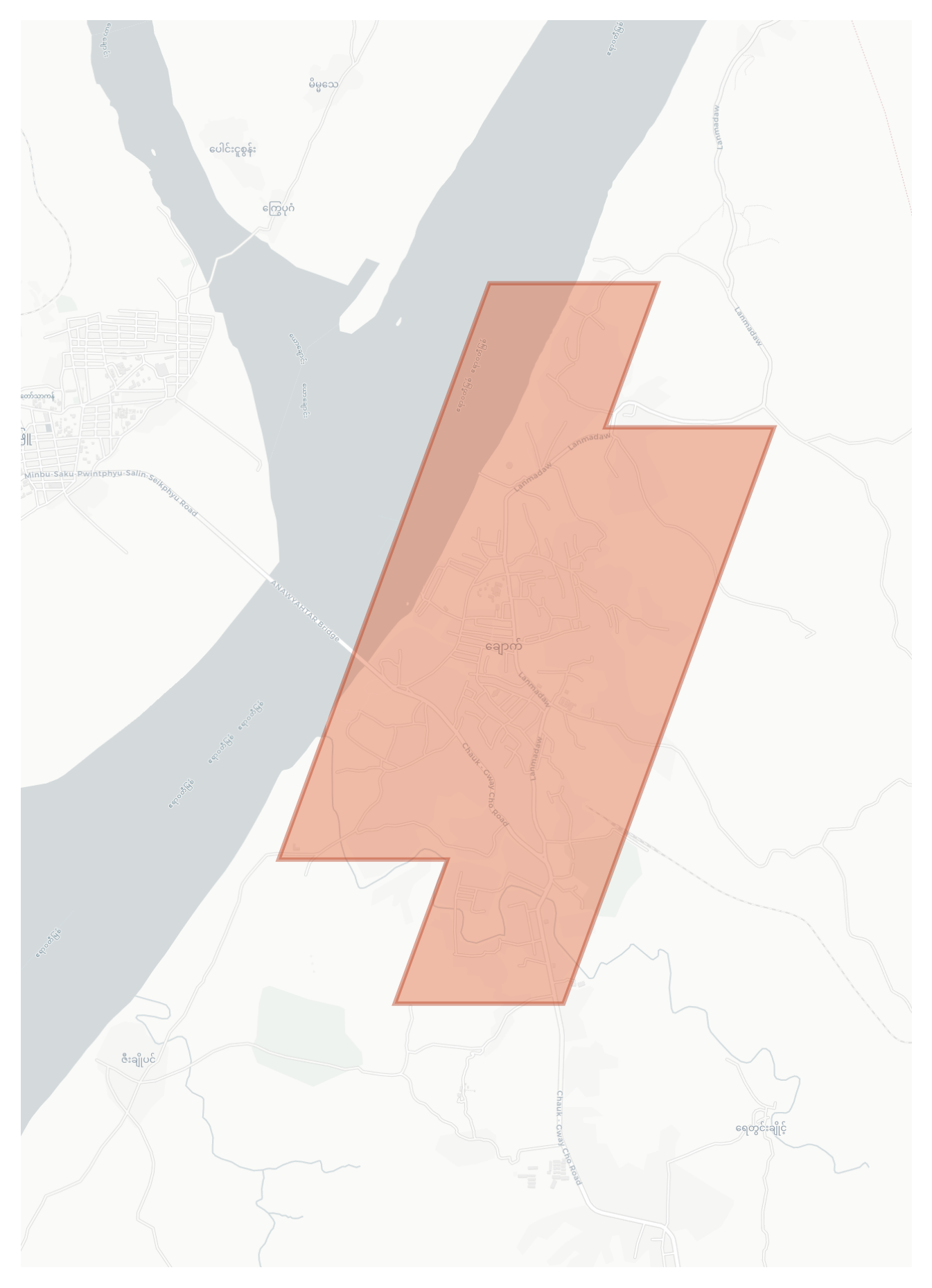 Chauk geographic map