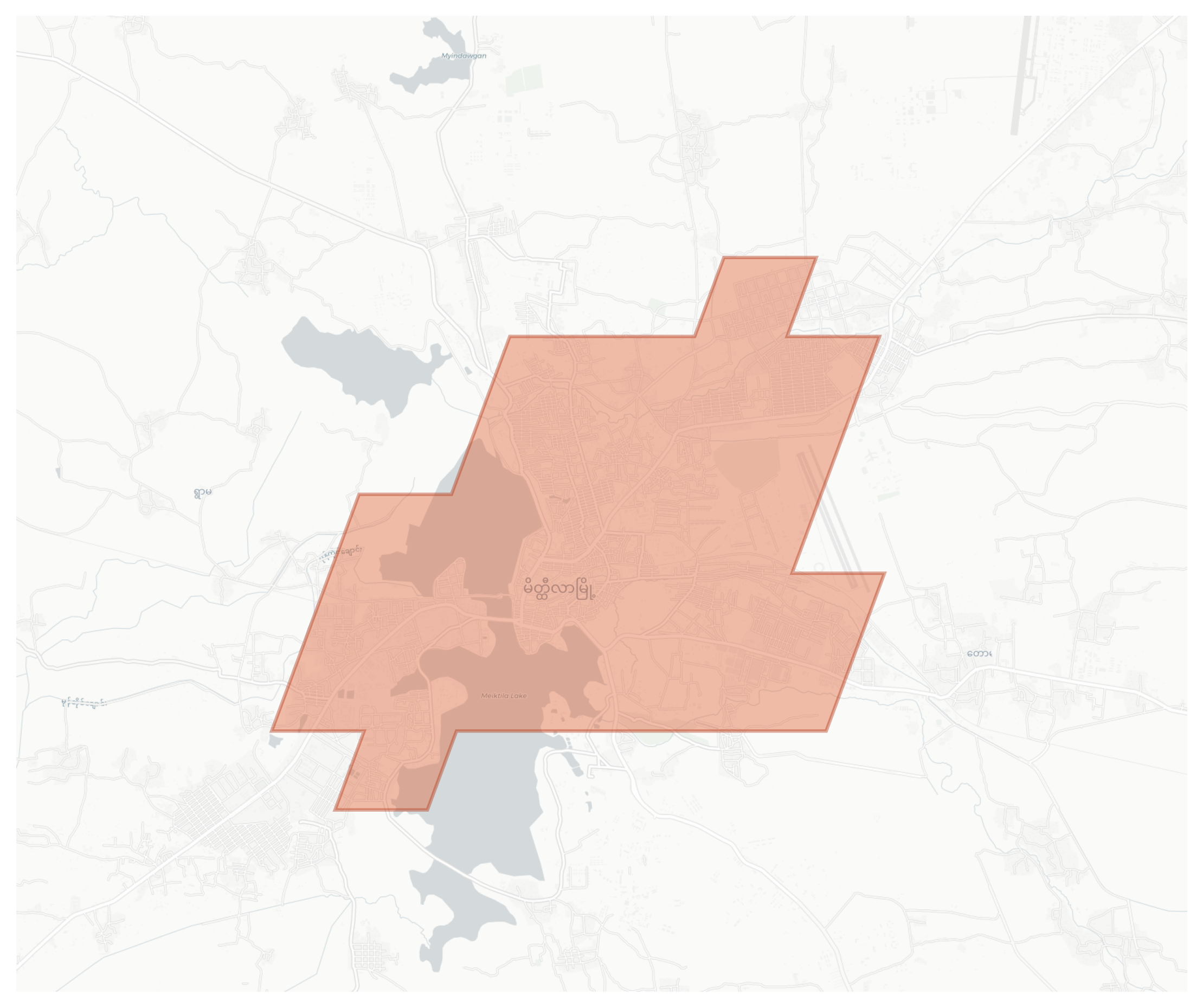 Meiktila geographic map