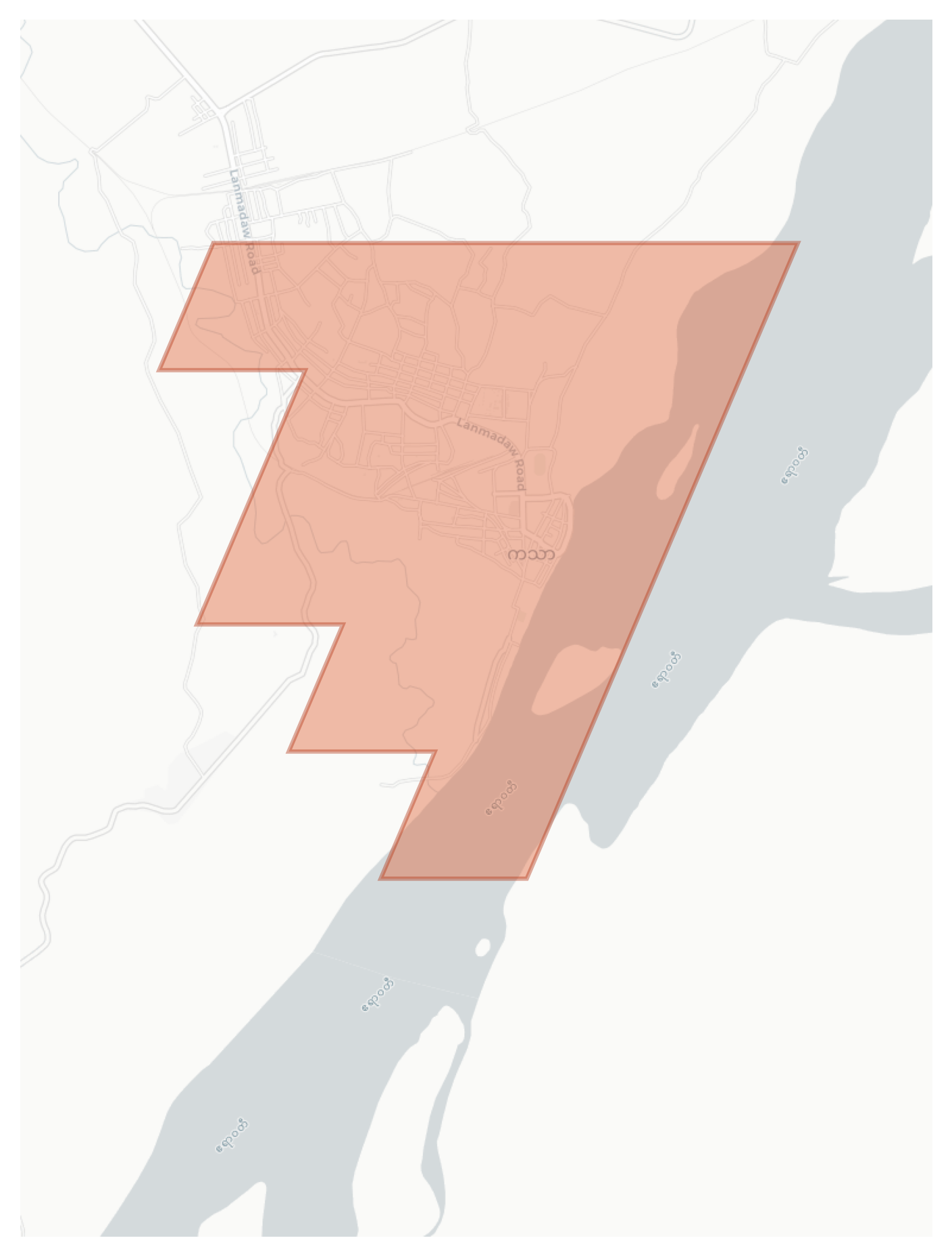 Katha geographic map