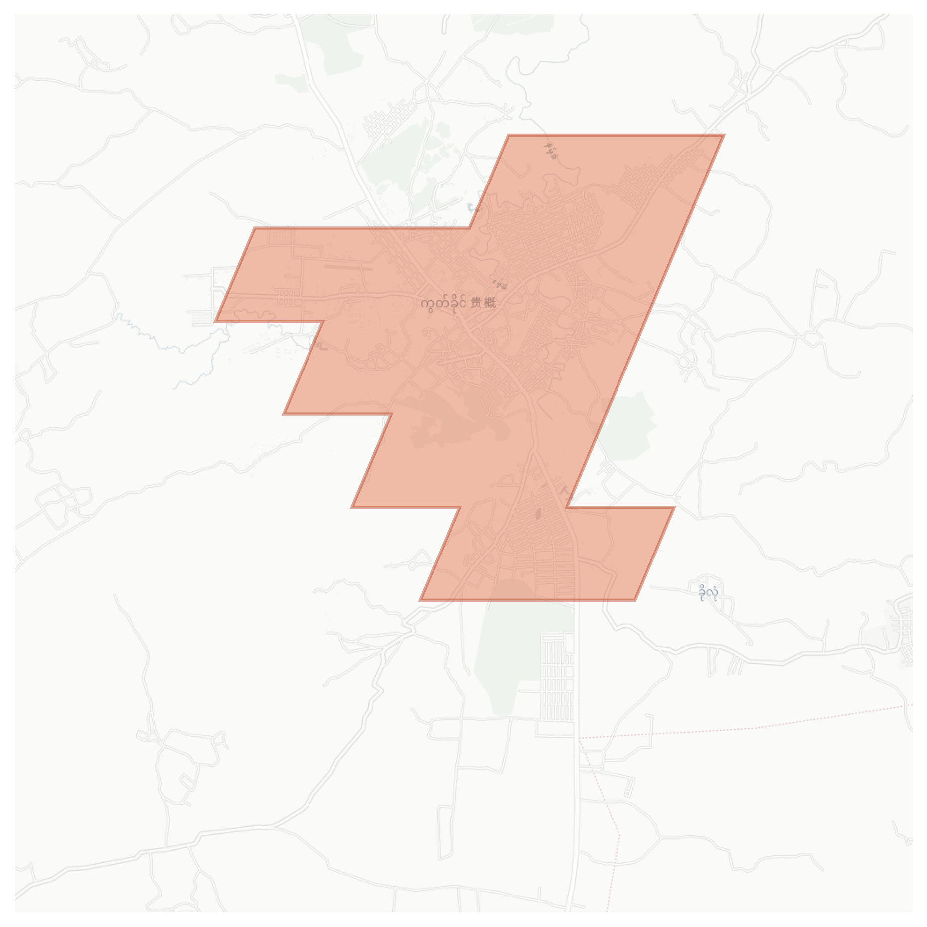 Kutkai geographic map