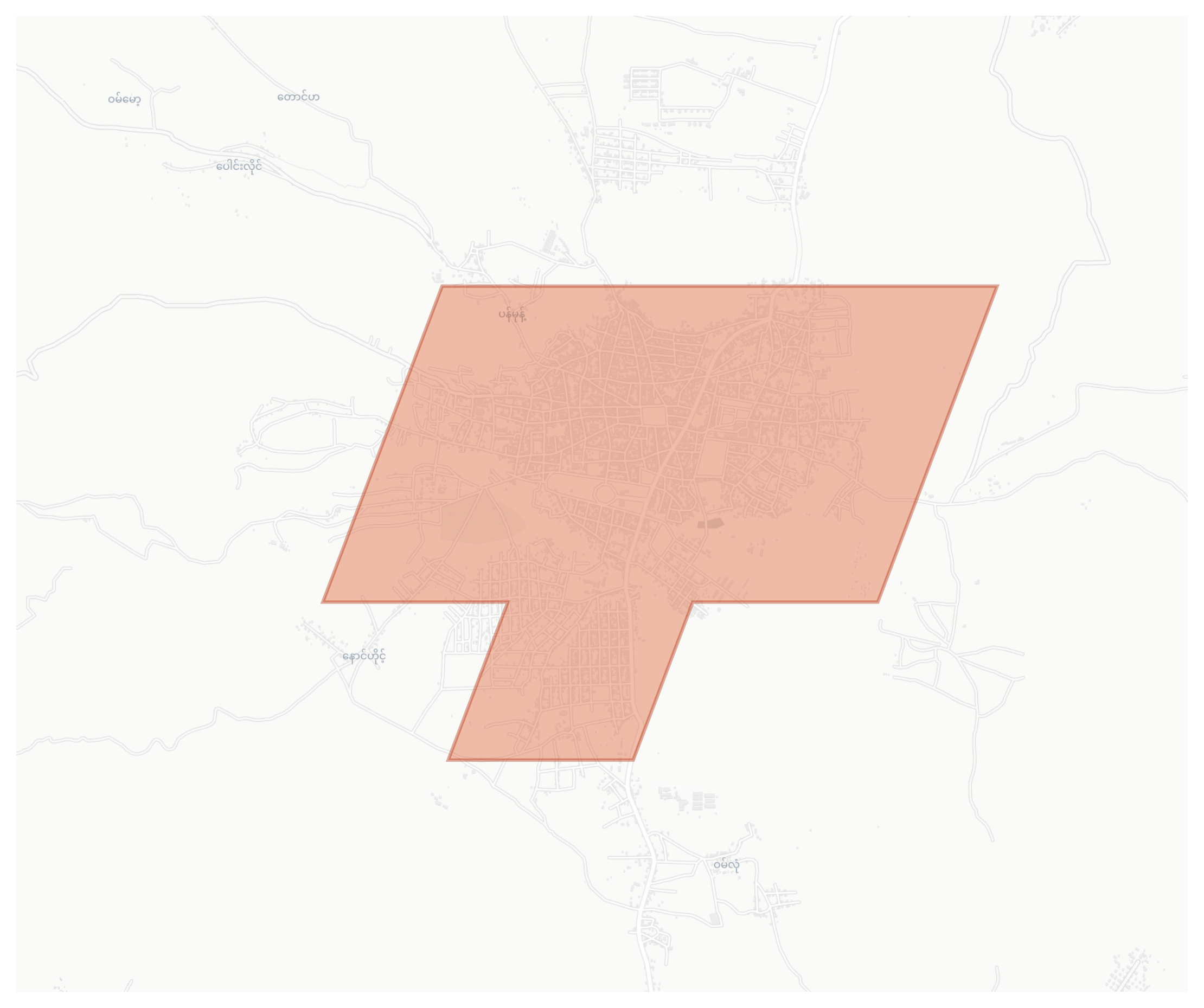 Panglong geographic map