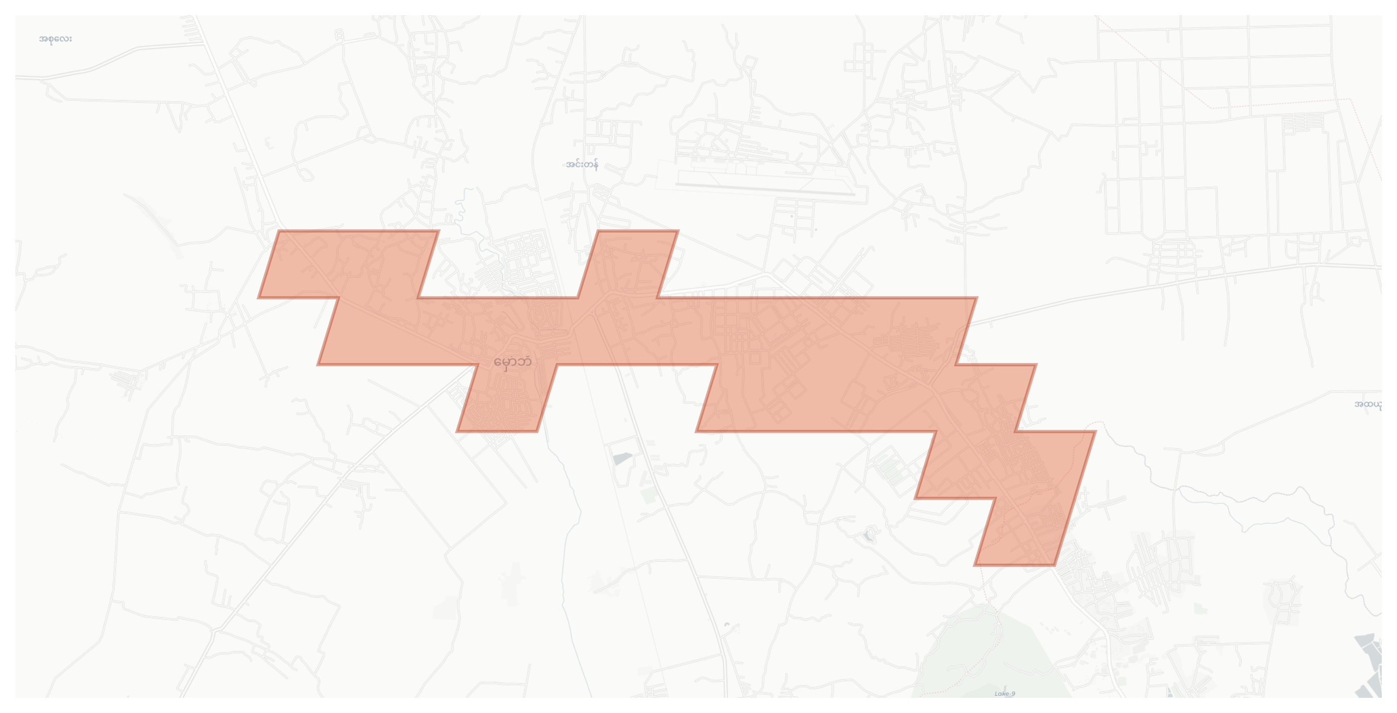 Hmawbi geographic map