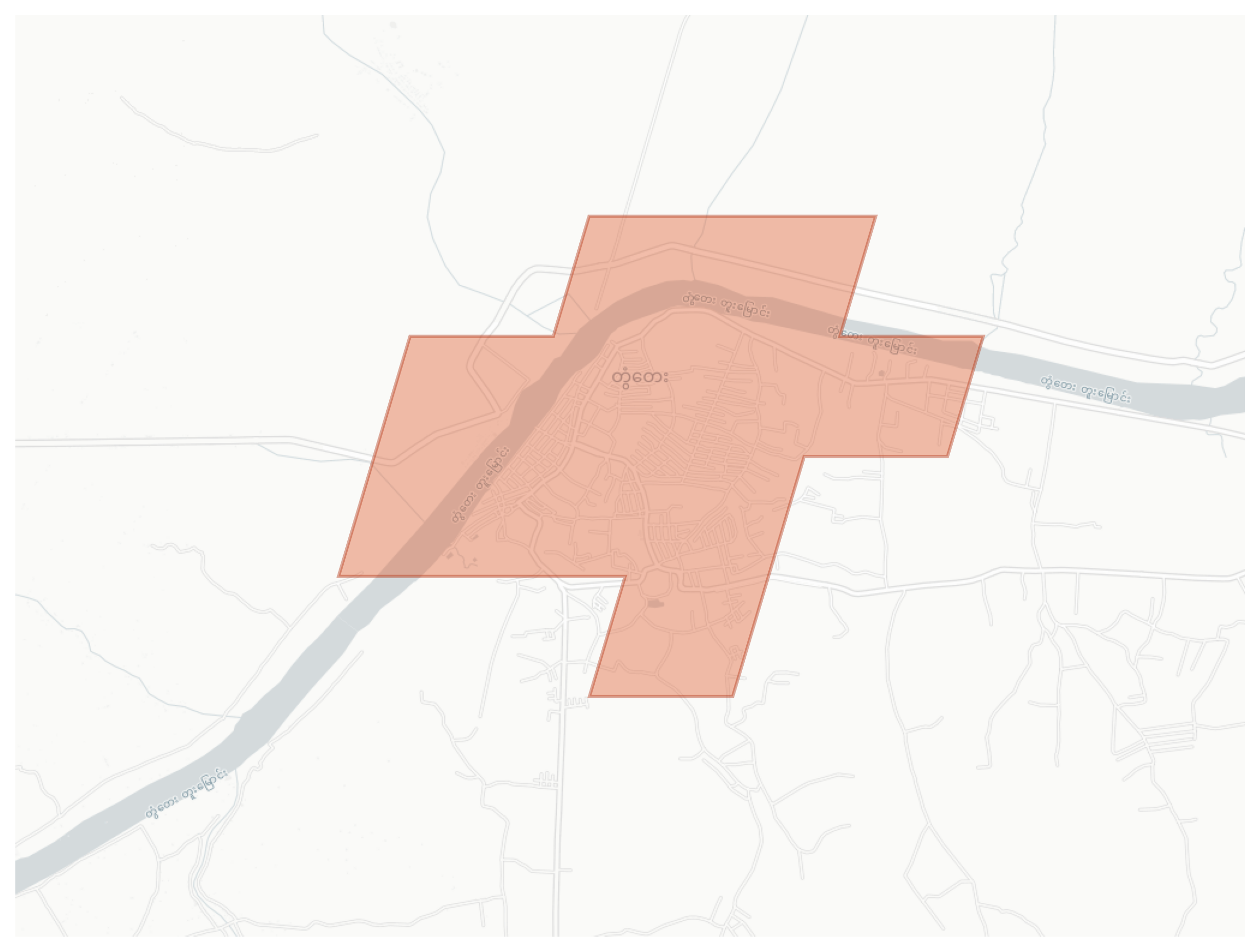 Twante geographic map