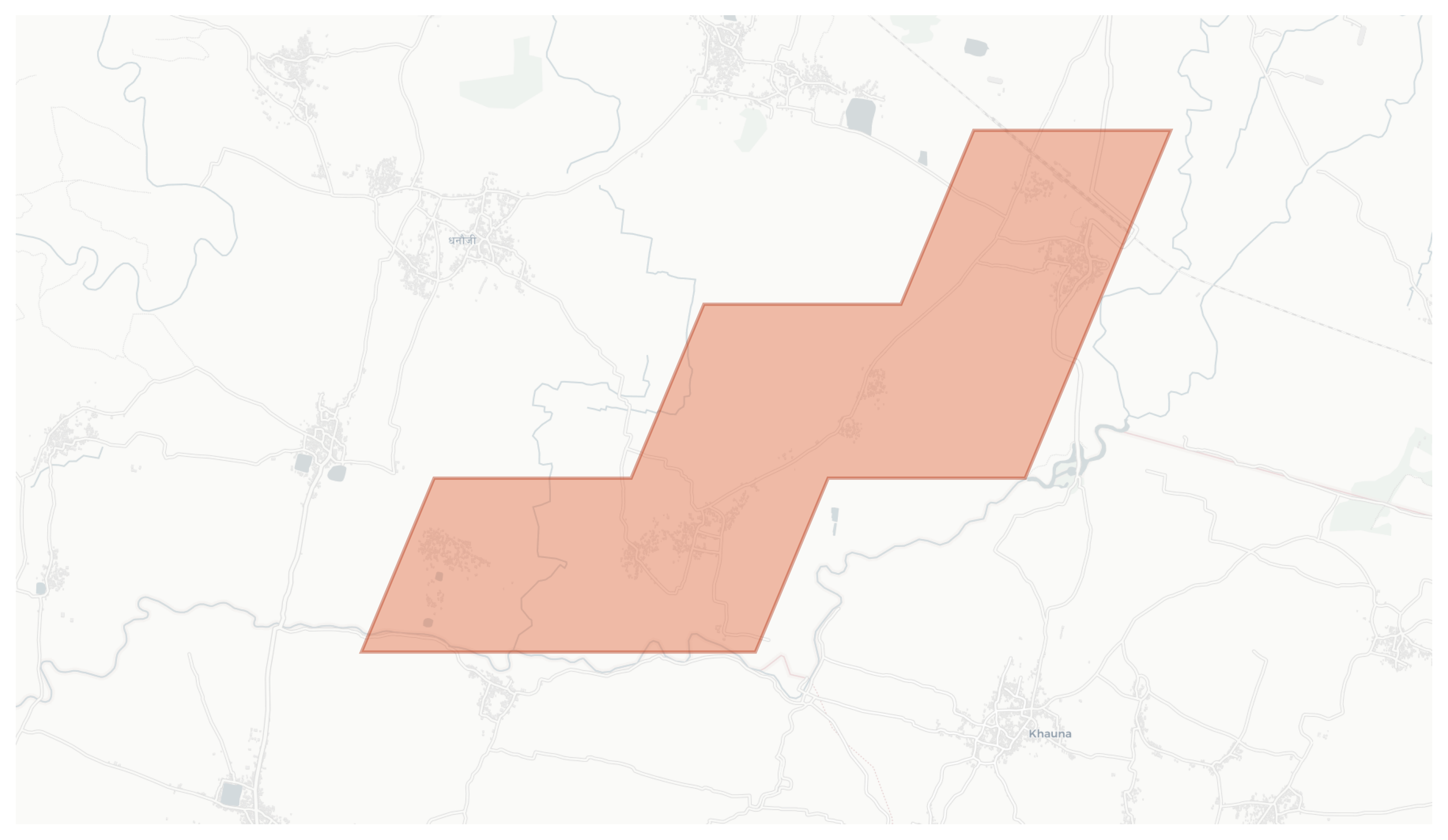 Baidehi geographic map